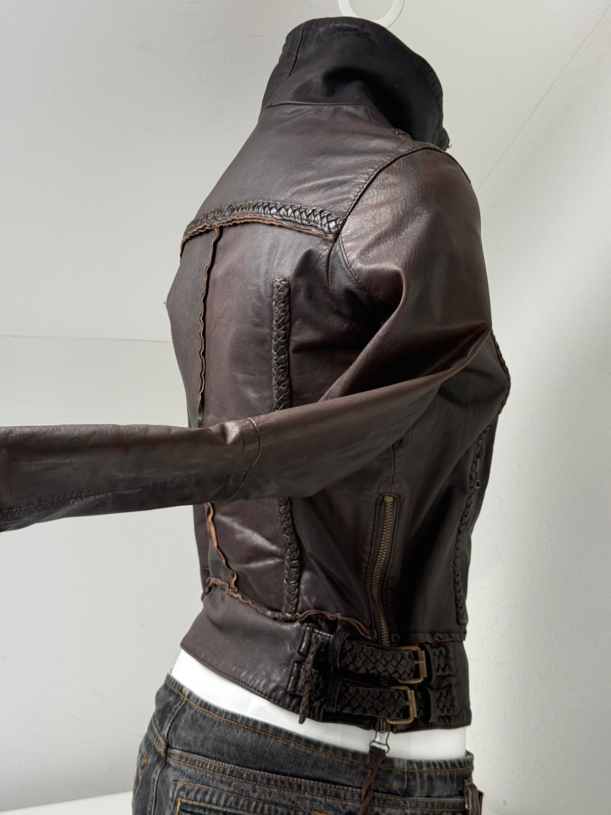 Allsaints Leather Jacket (UK10)