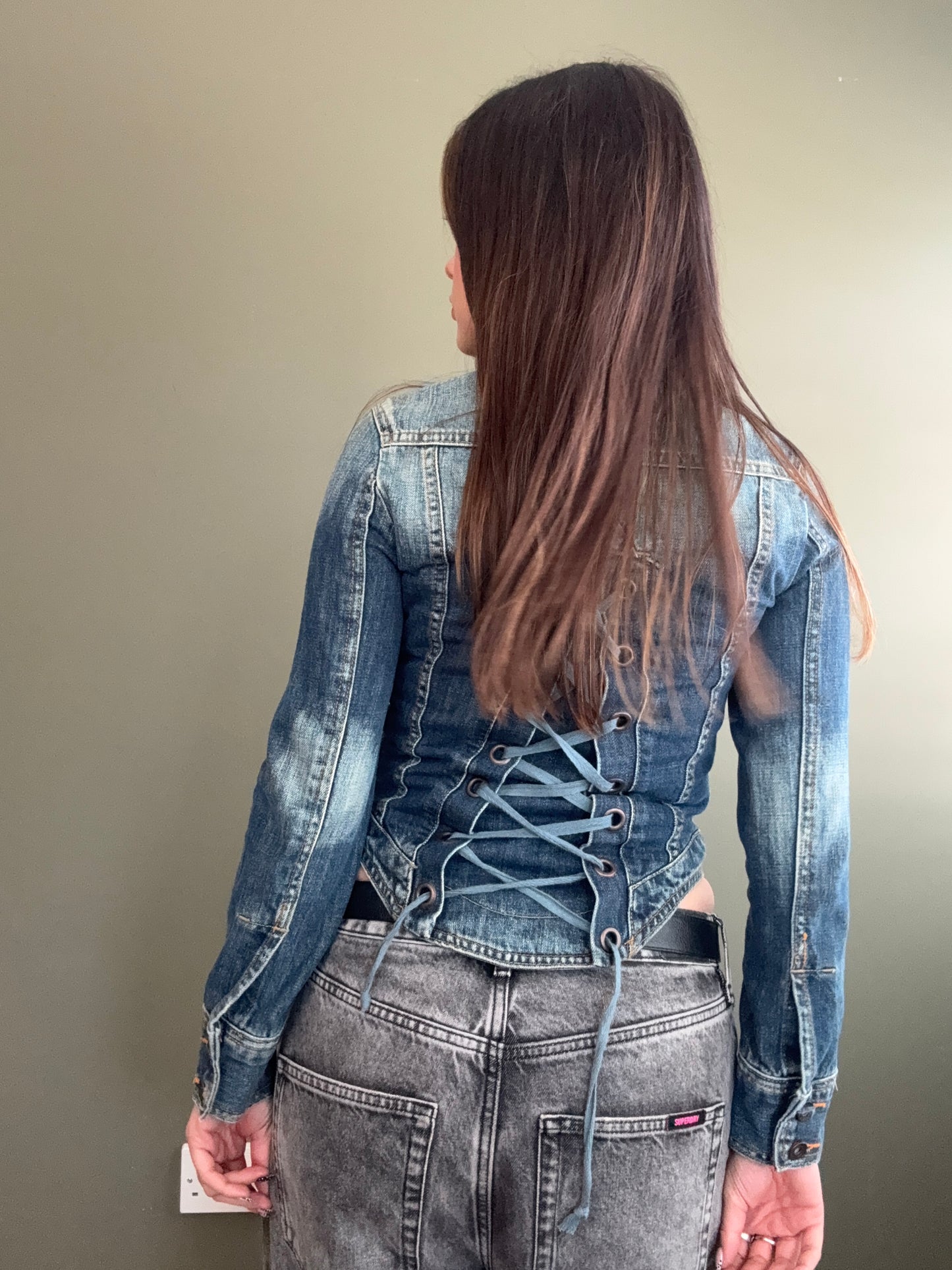 Denim Corset Jacket (XS)