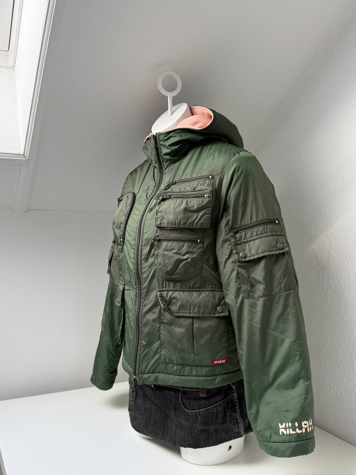 Killah 2000s Cargo Bomber Jacket (L)