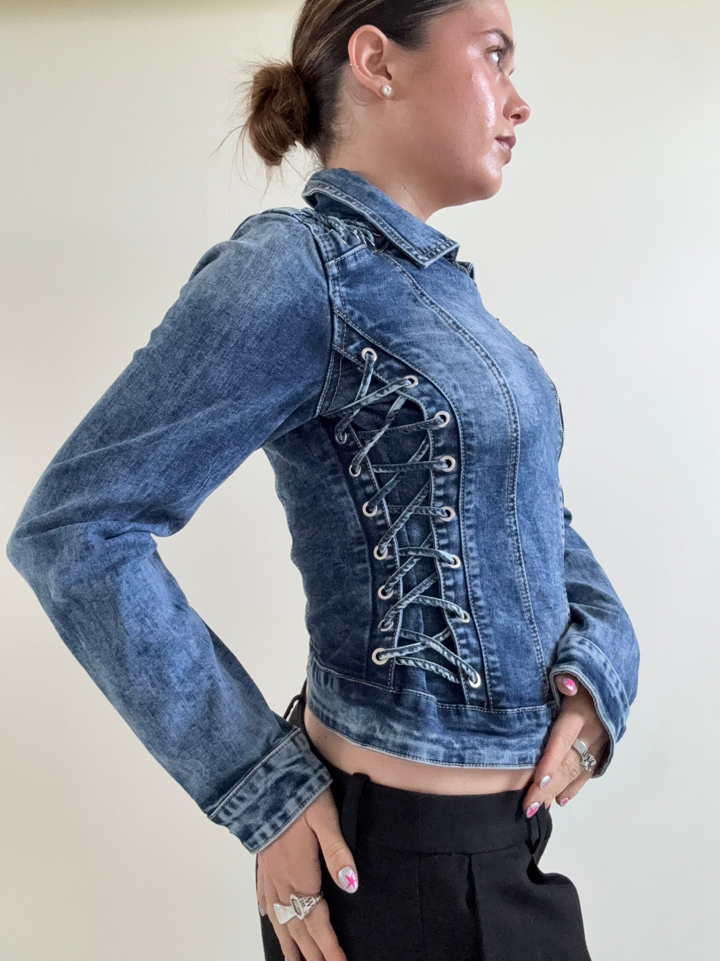 Denim Corset Jacket (S)