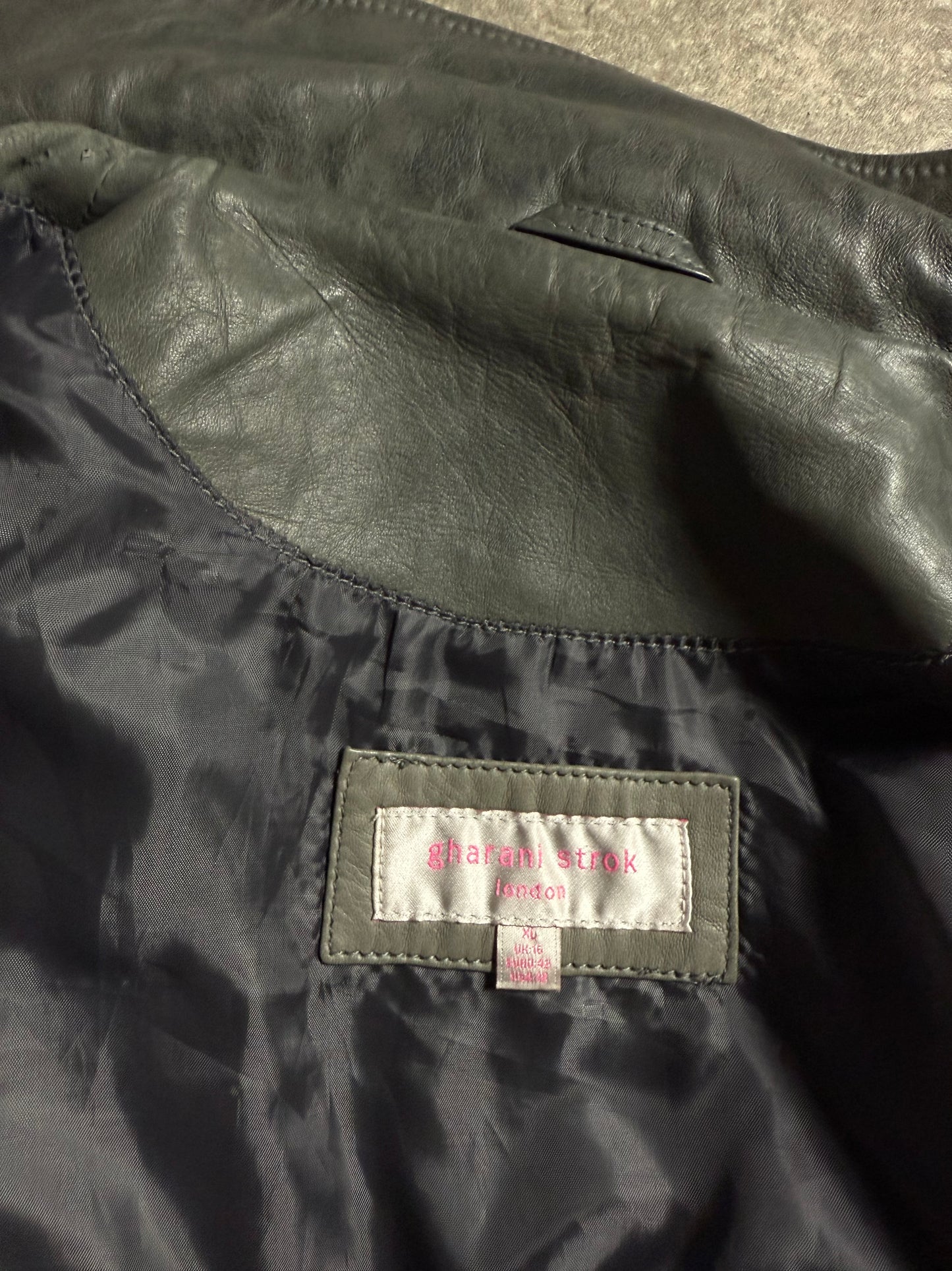 Leather Buckle Jacket (XL)