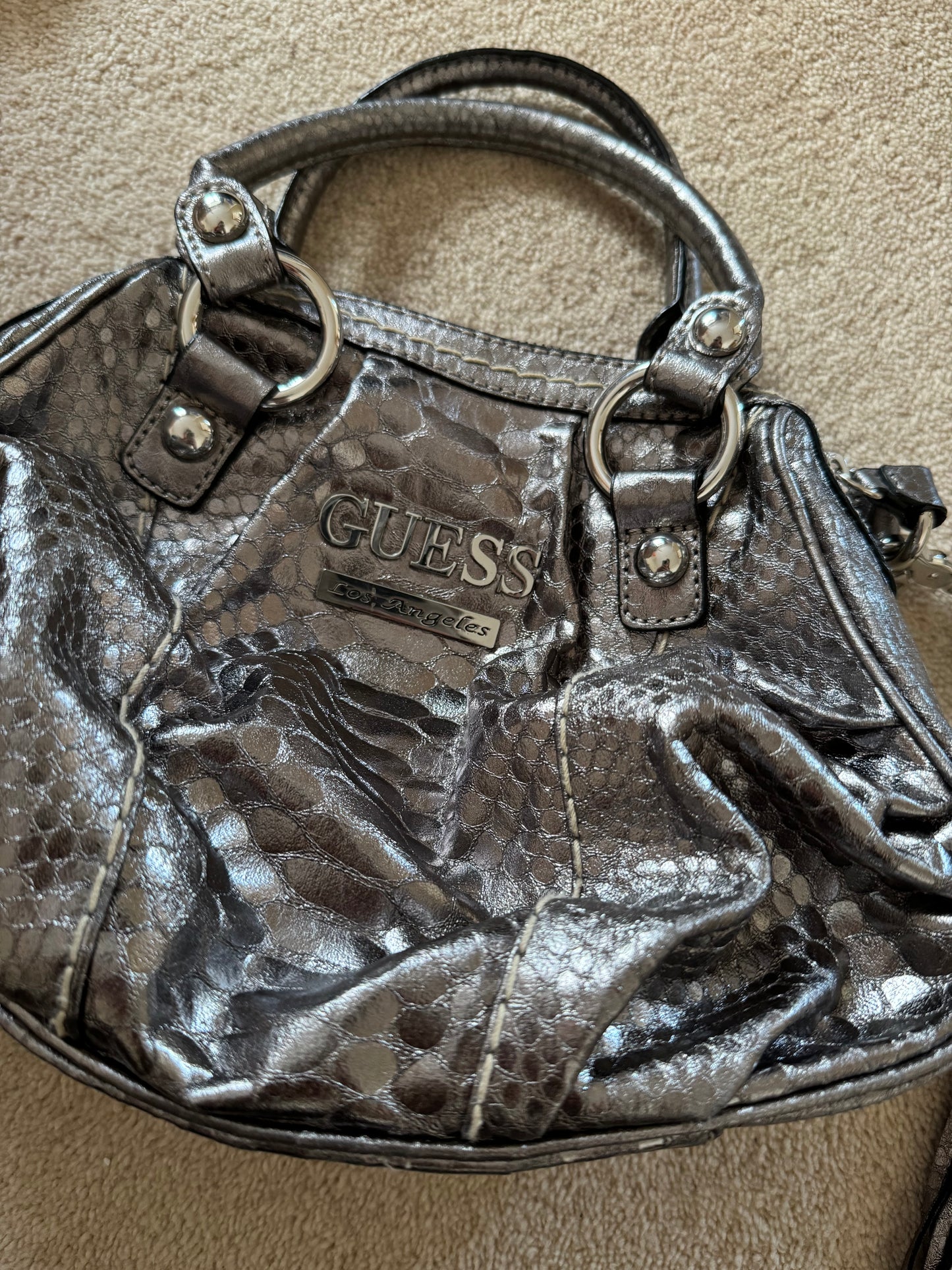 Guess Silver Bag