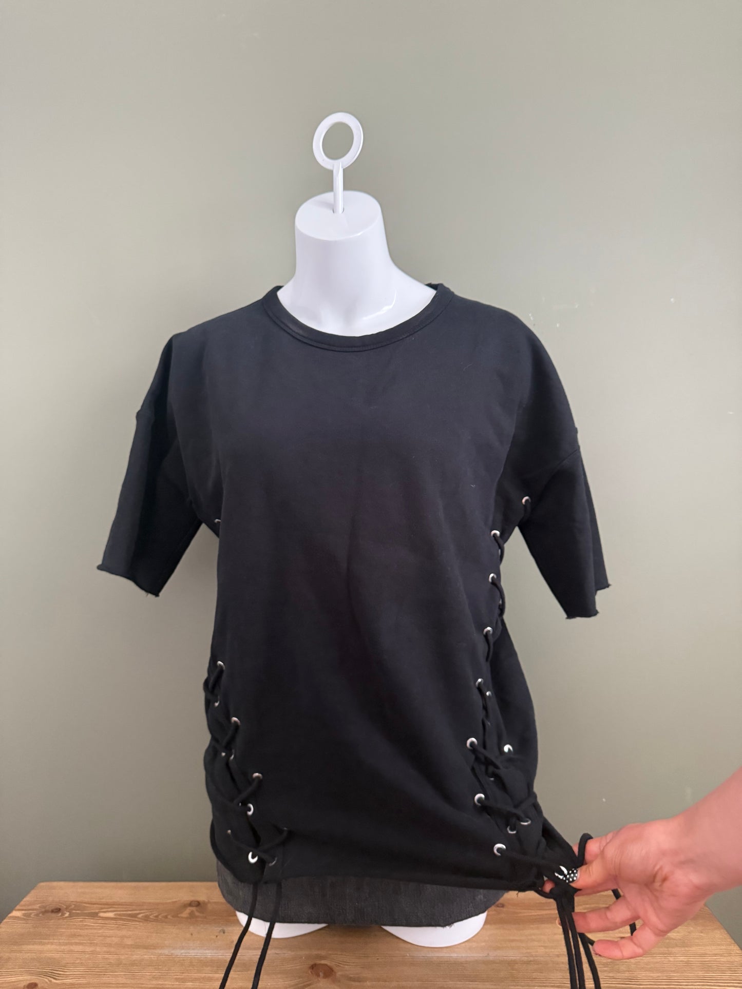 Allsaints Lace Up Top (XS)