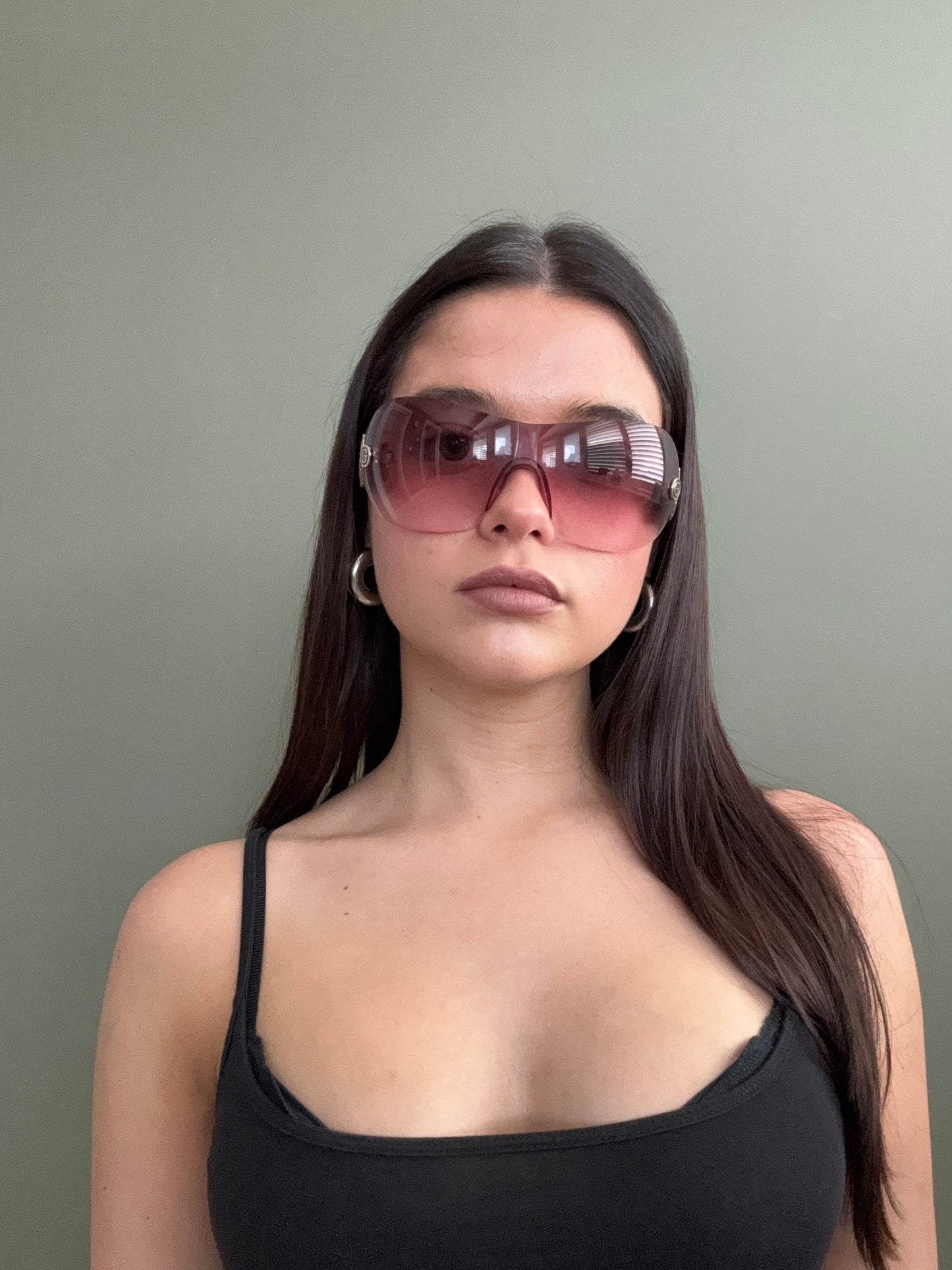 Guess Pink Shield Sunglasses