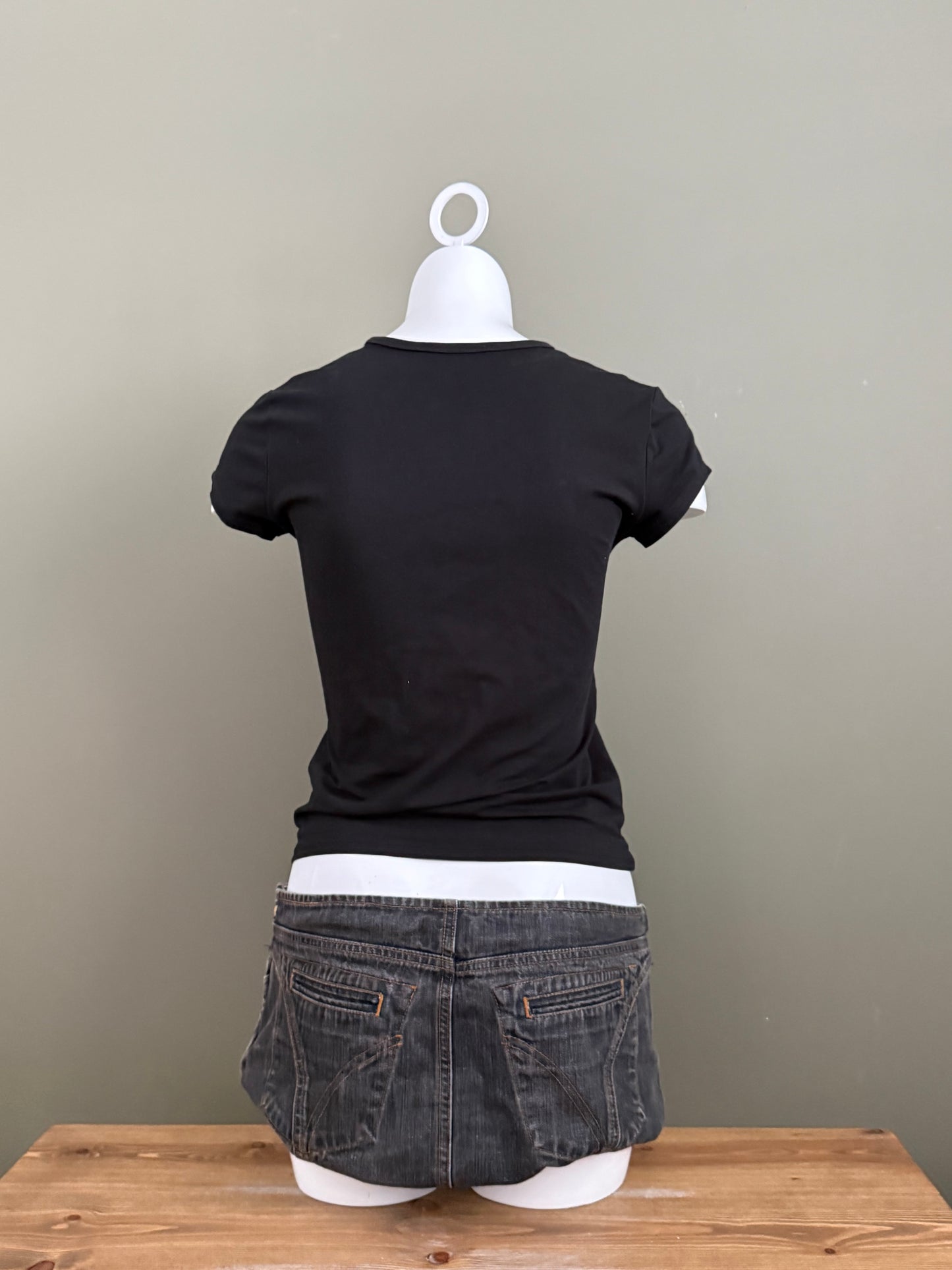 Diesel Cut Out Baby Tee (M)