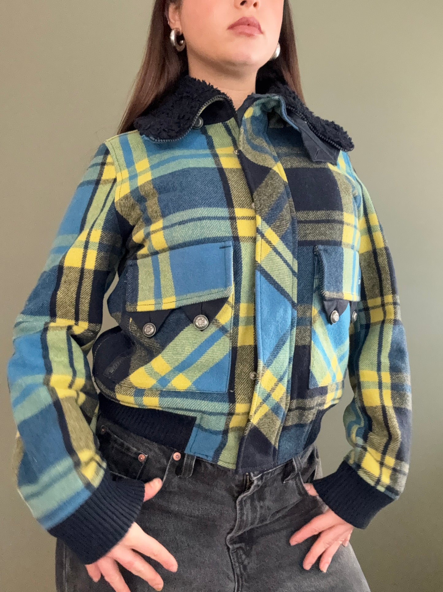 Diesel Wool Tartan Jacket (XS)