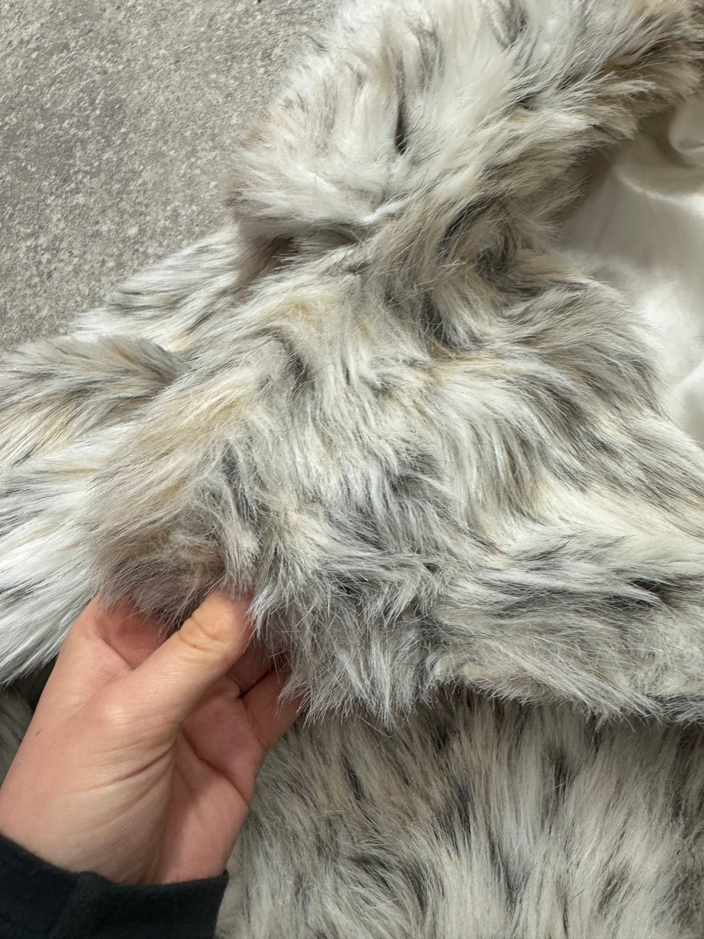 Y2K Faux Fur Jacket (UK8)