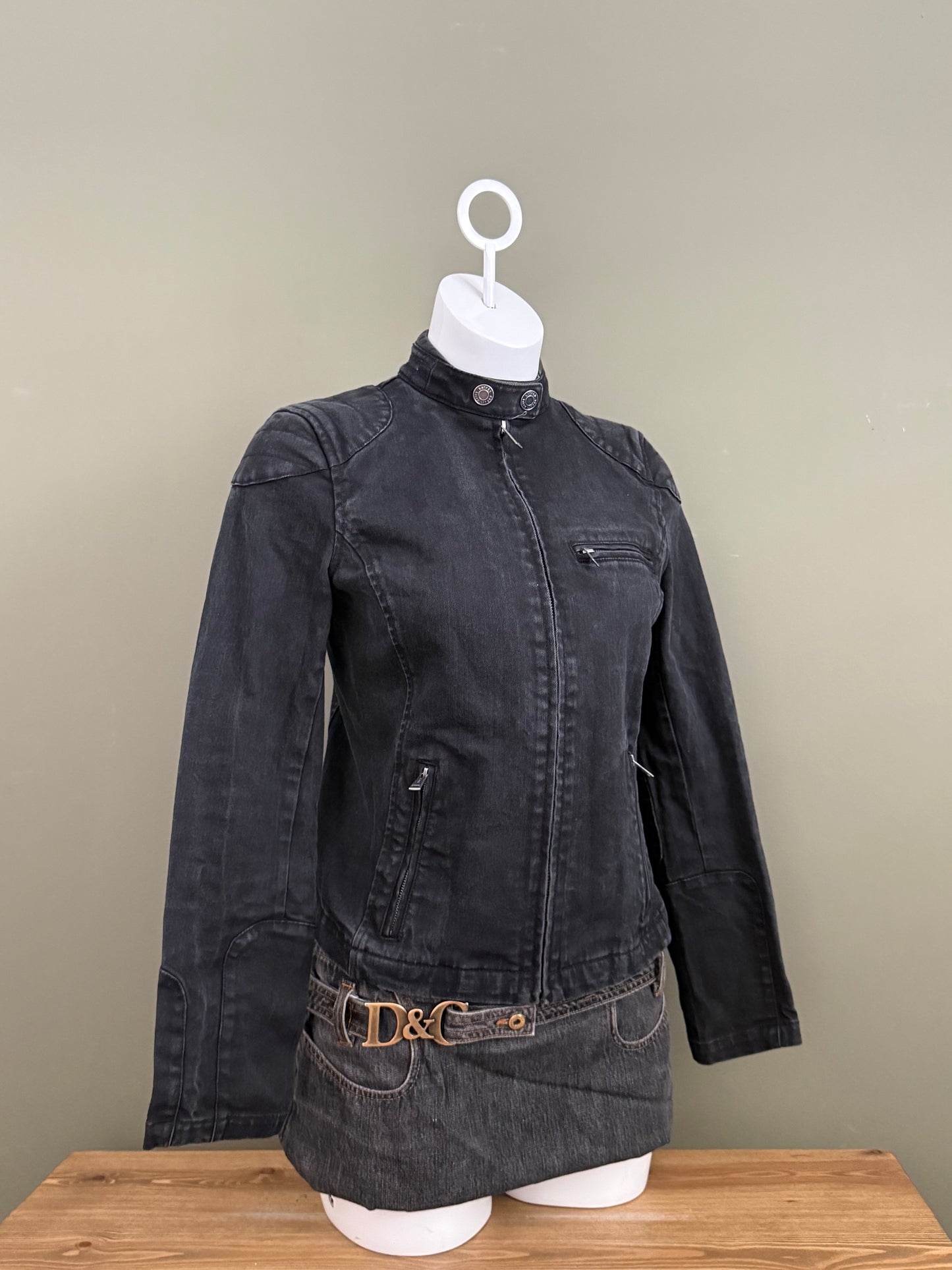 Ralph Lauren Denim Biker Jacket (S)