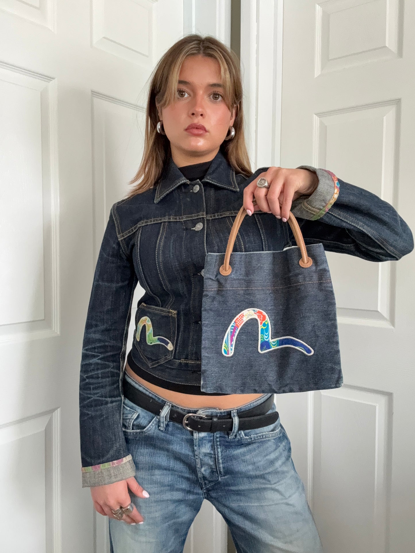 Evisu Denim Mini Bag