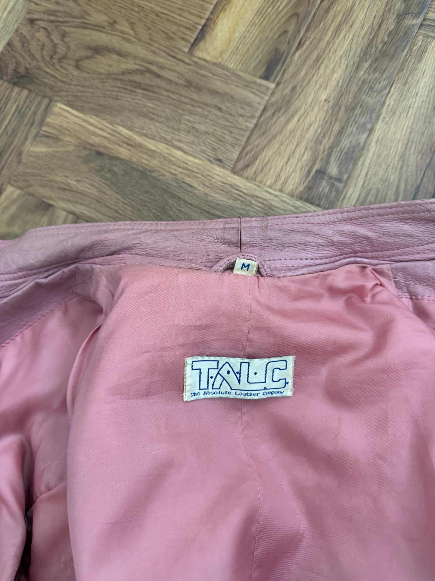 Pink Leather Jacket (M)