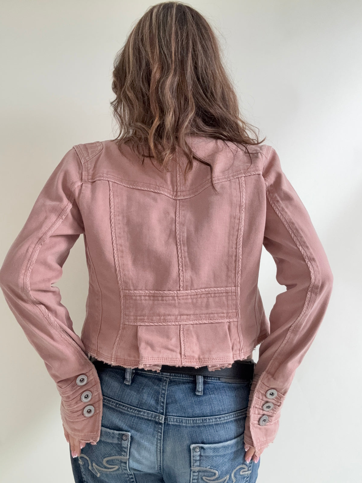 Cropped Vintage Military Jacket (S)