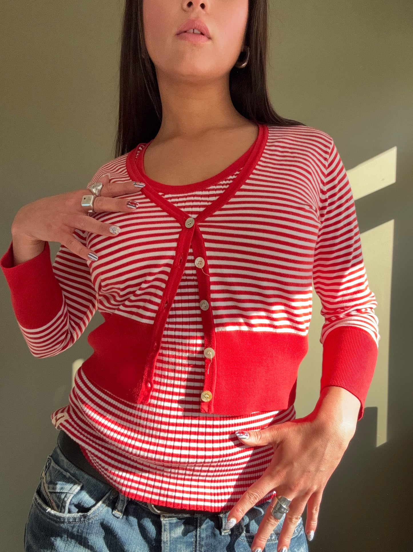 Armani Jeans Two Piece Top (M)
