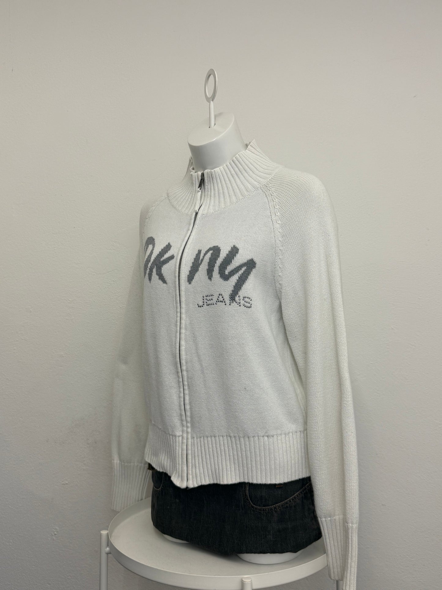 DKNY Knit Zip Jumper (L)