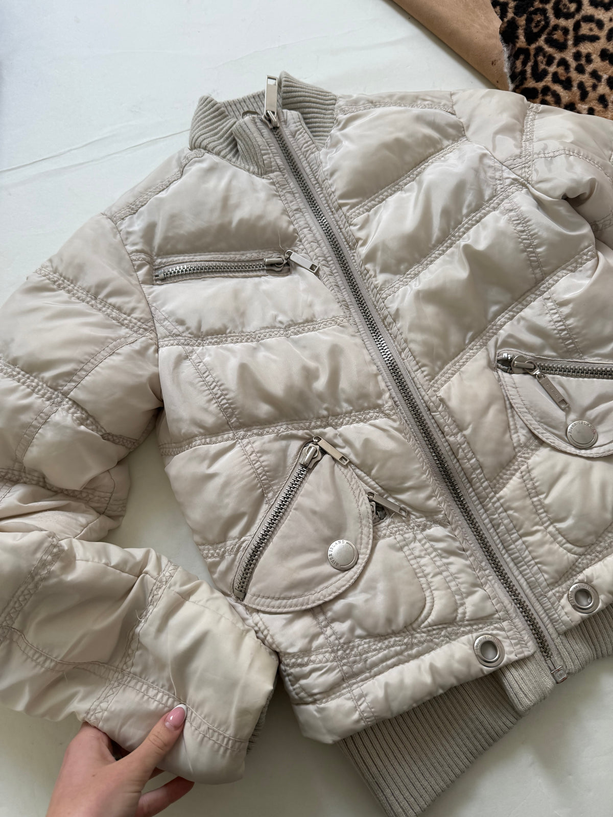 Y2K Puffer Jacket (UK12)