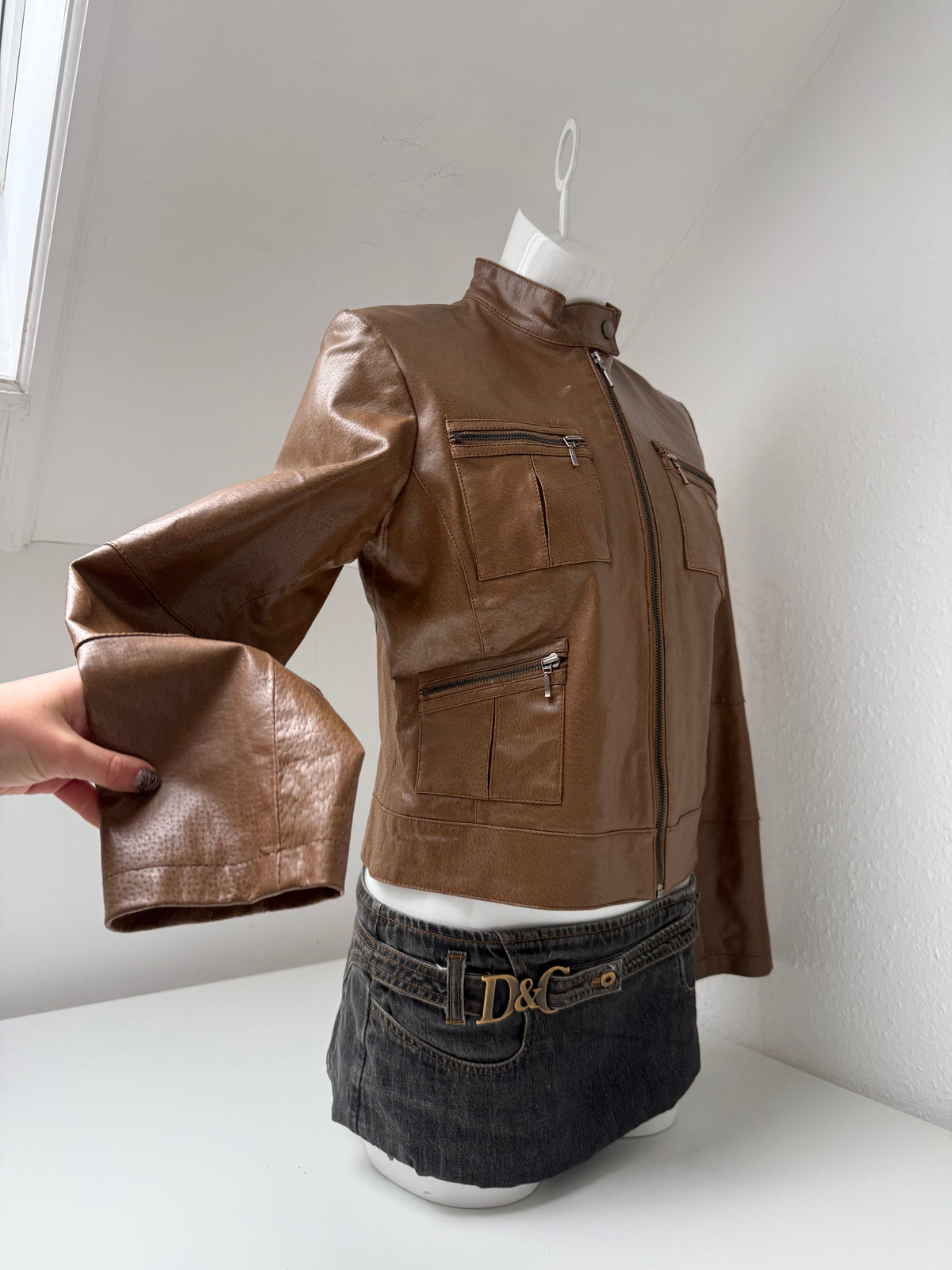 Vintage Leather Jacket (UK12)