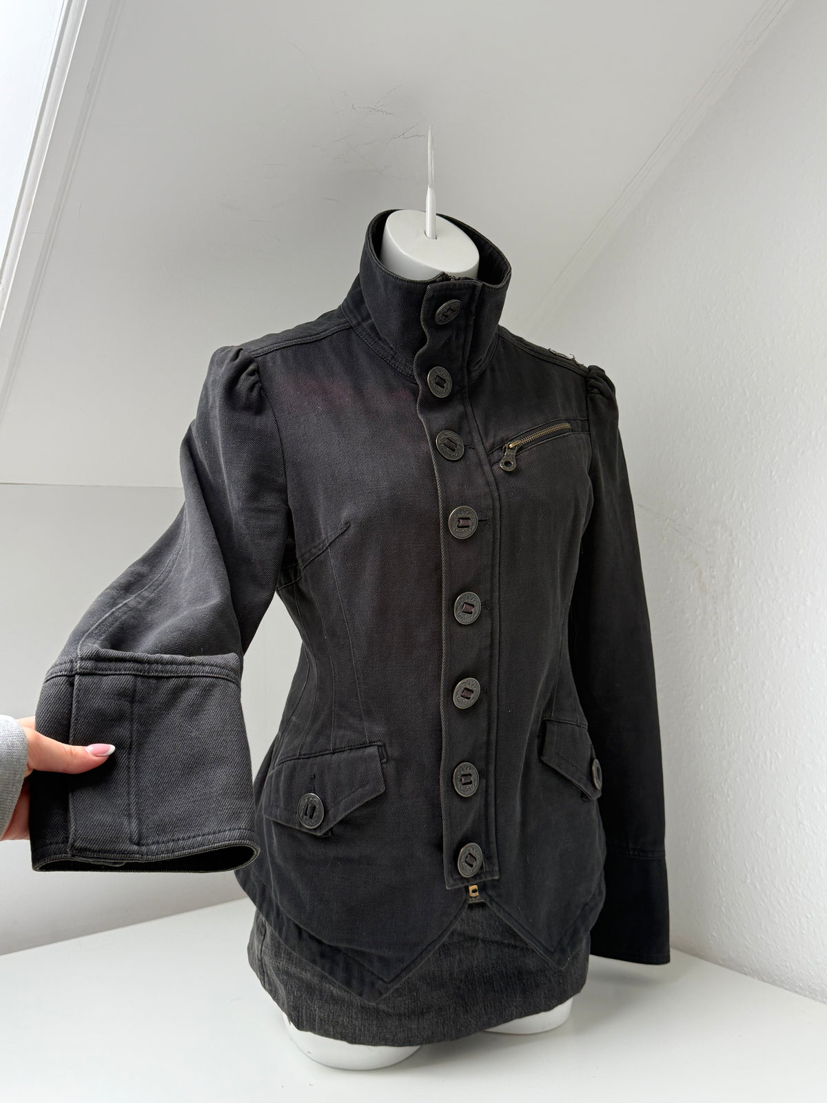 Diesel Funnel Neck Utility Jacket (L)