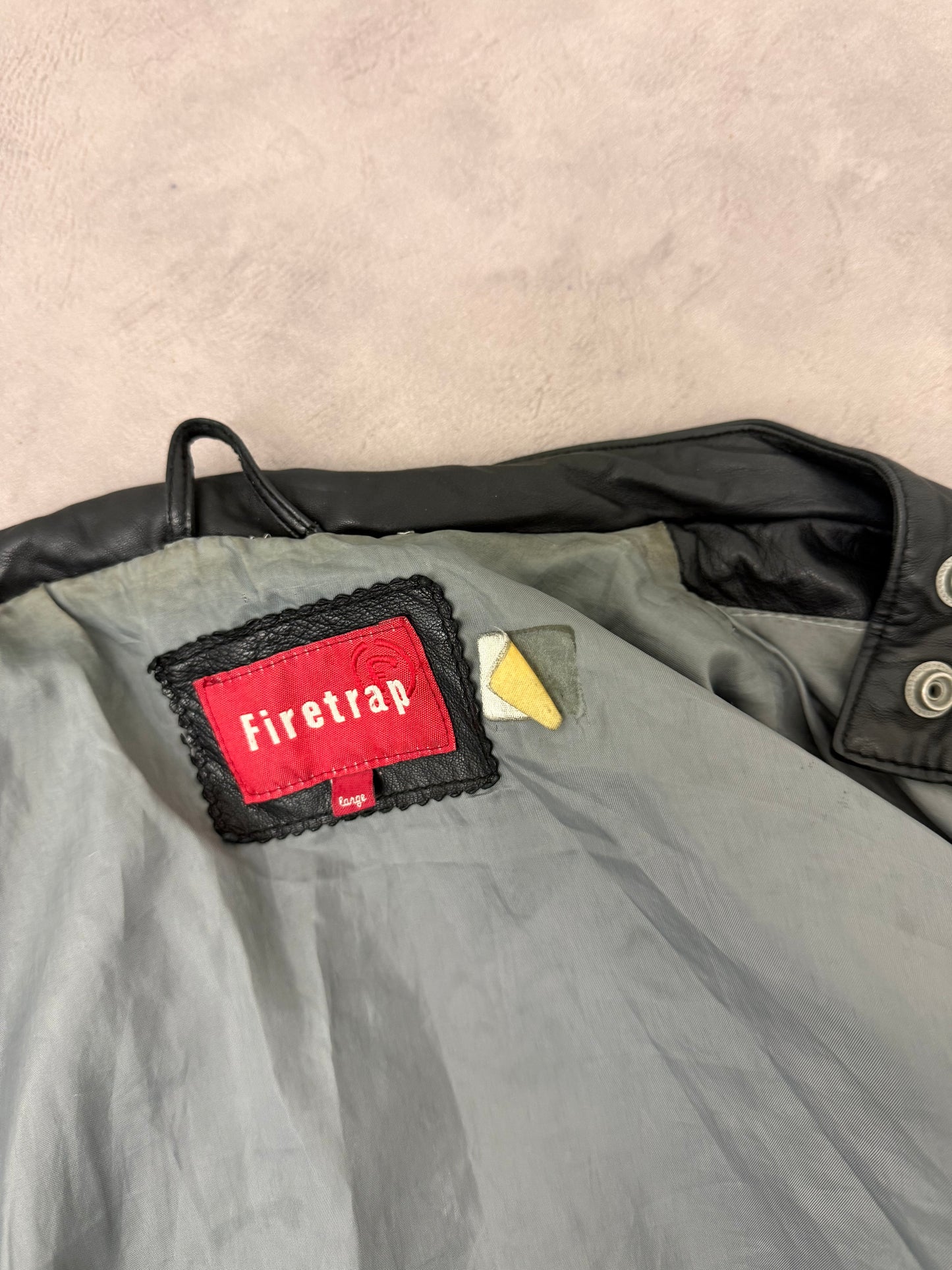 Firetrap Leather Jacket (L)