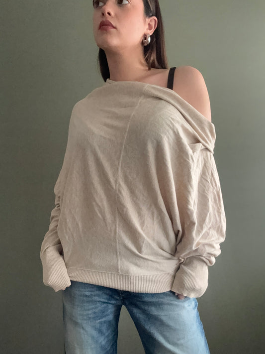 Allsaints Batwing Popper Jumper (UK10)