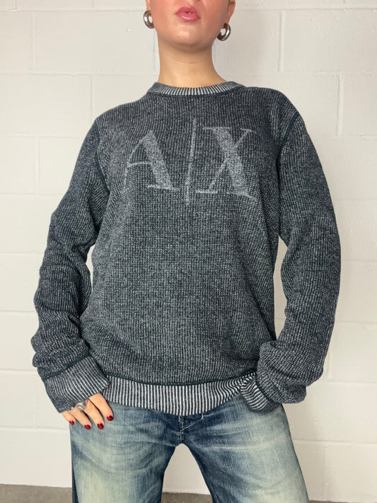 Armani Waffle Knit Jumper