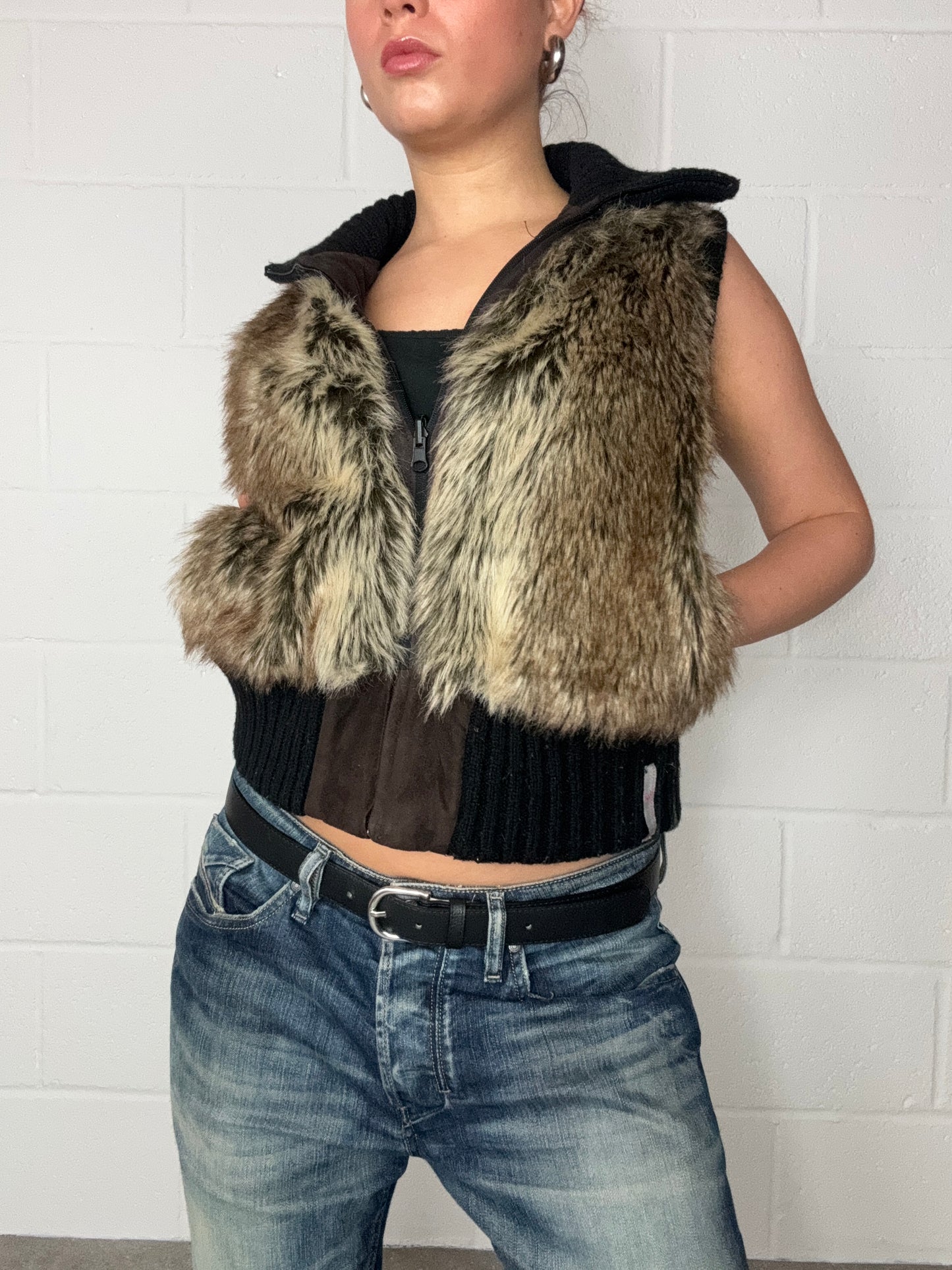 Faux Fur Reversible Gilet