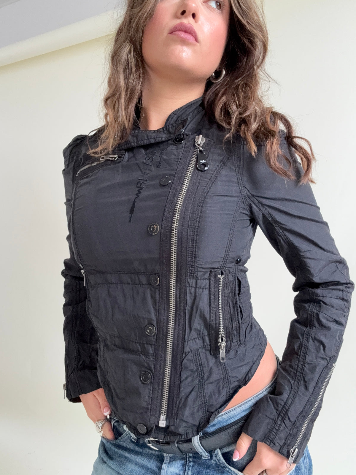 Asymmetric Corset Utility Jacket (UK10)