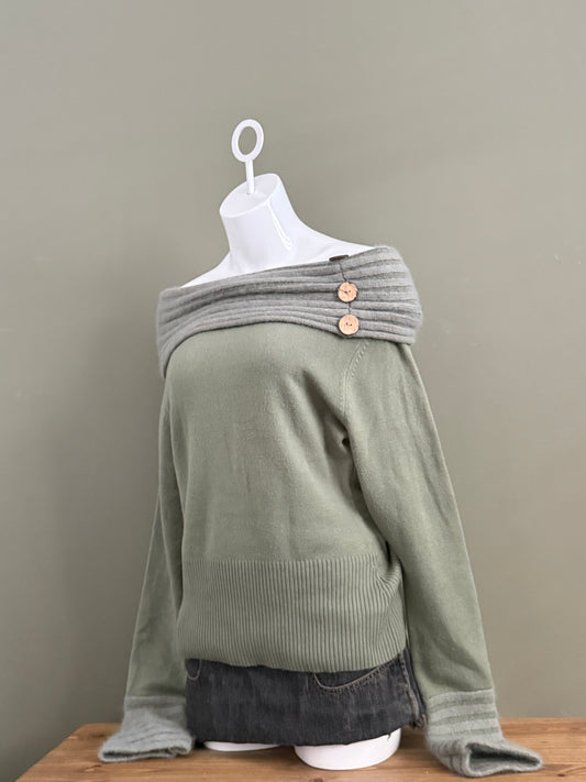 Jane Norman Off The Shoulder Jumper (UK14)