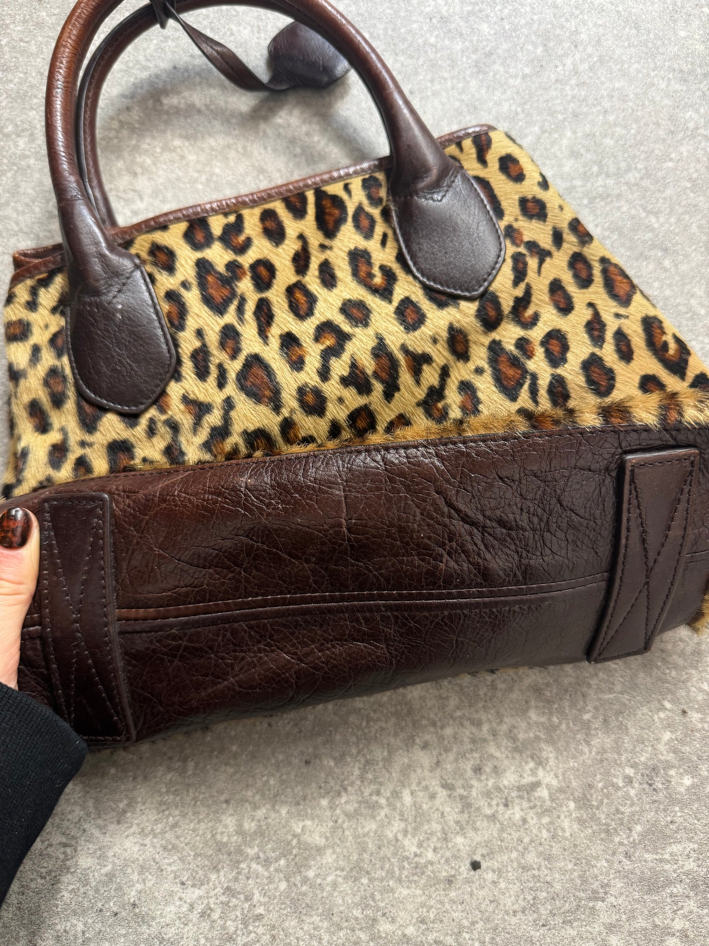 DKNY Leopard Mini Tote Bag