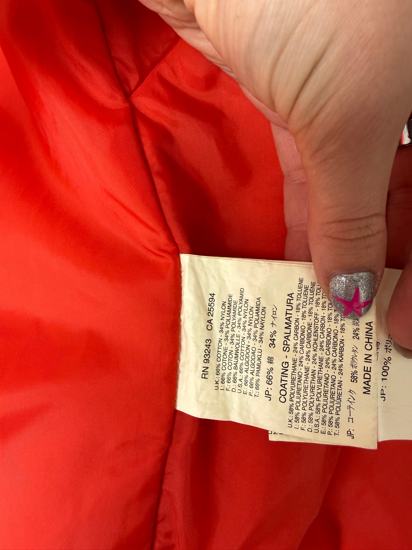 Diesel Red Bomber Jacket (S)