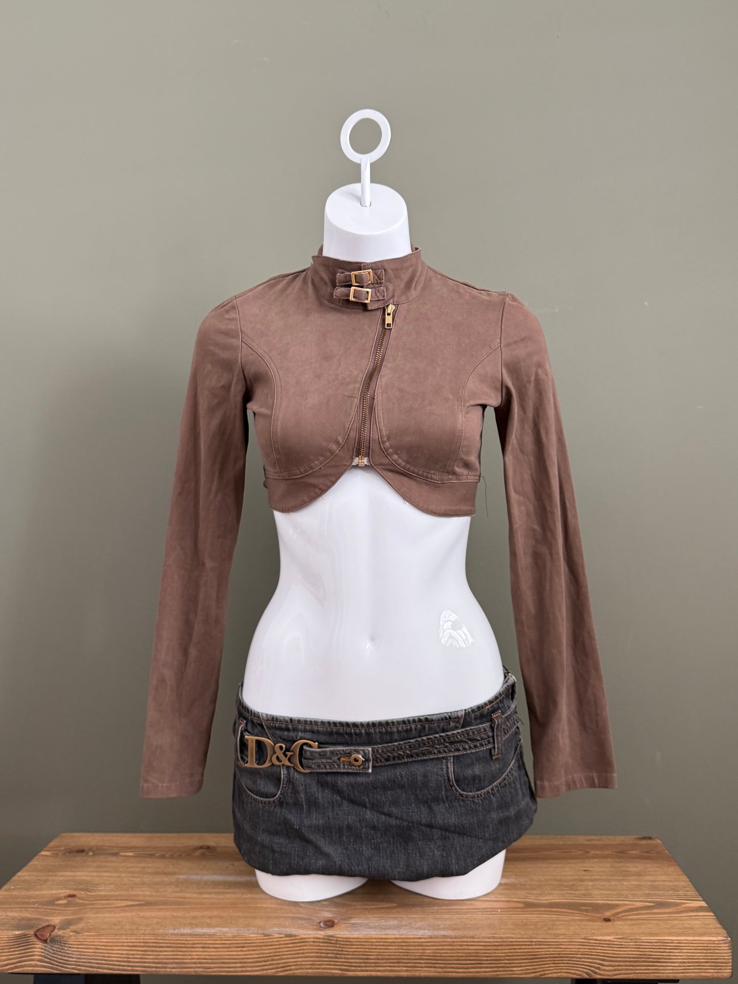 Super Crop Buckle Jacket (XS)