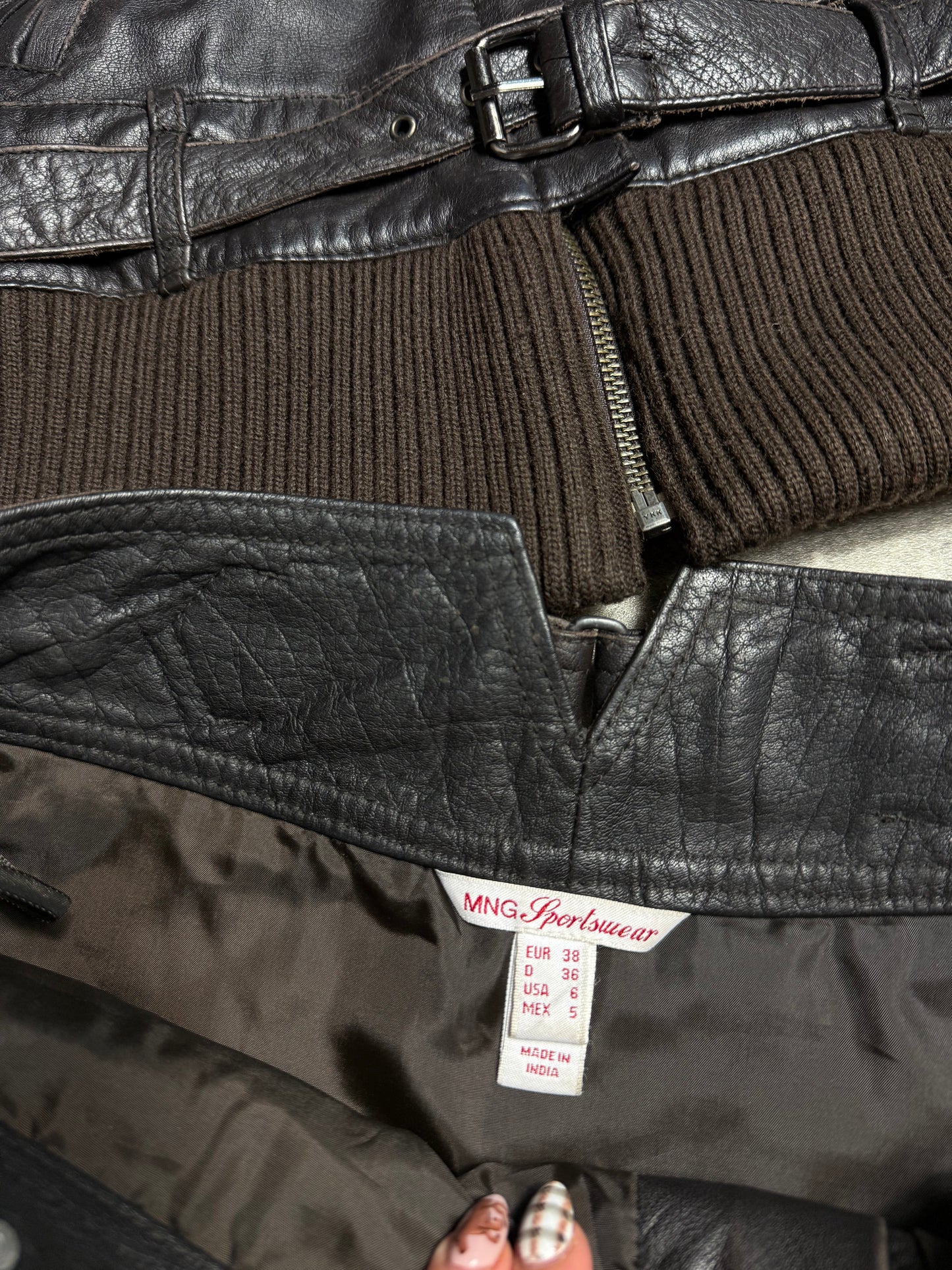 Leather Two Piece Set (S)