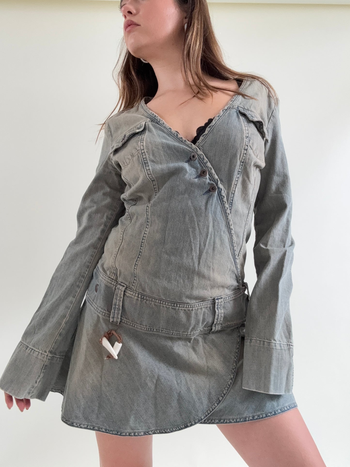 Diesel Denim Wrap Dress (L)