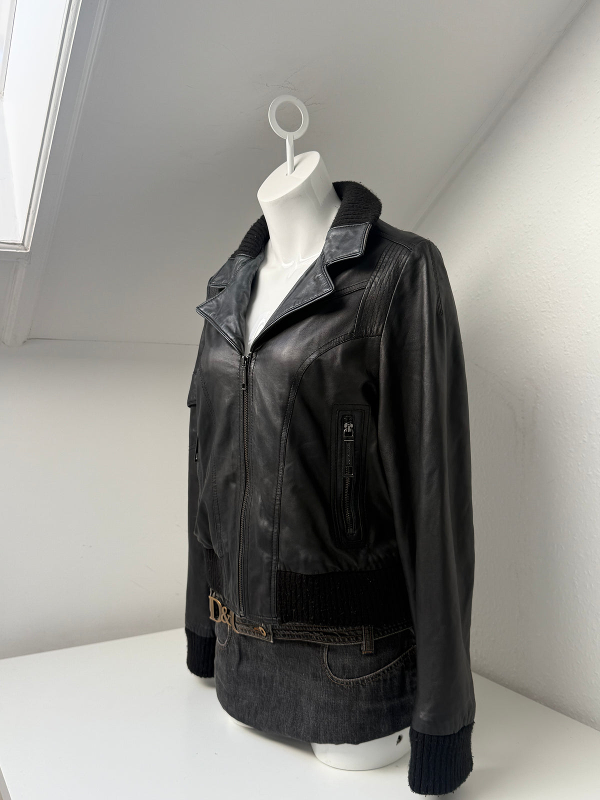 Vintage Leather Jacket (UK16)