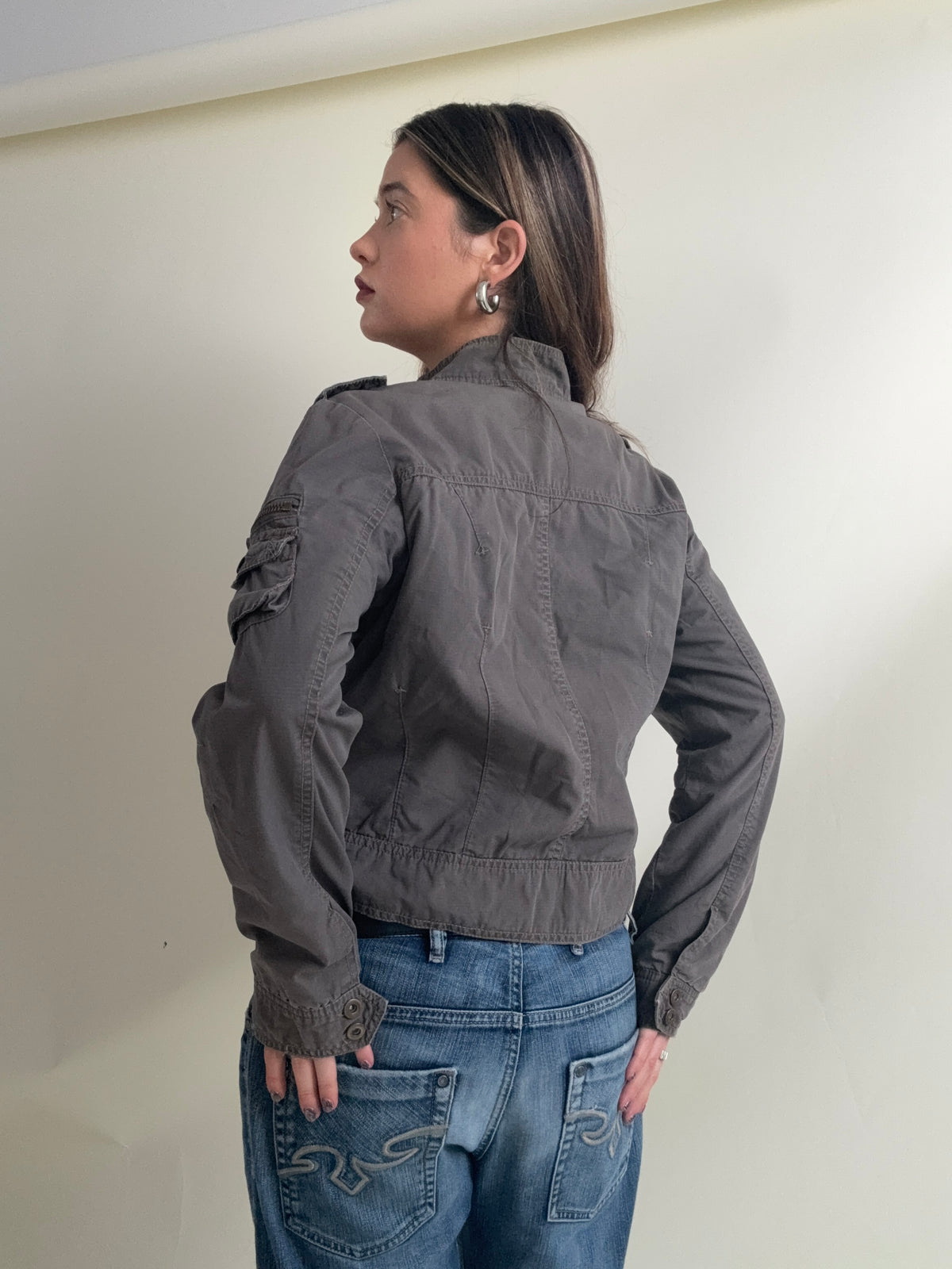 Vintage Cargo Jacket (L)
