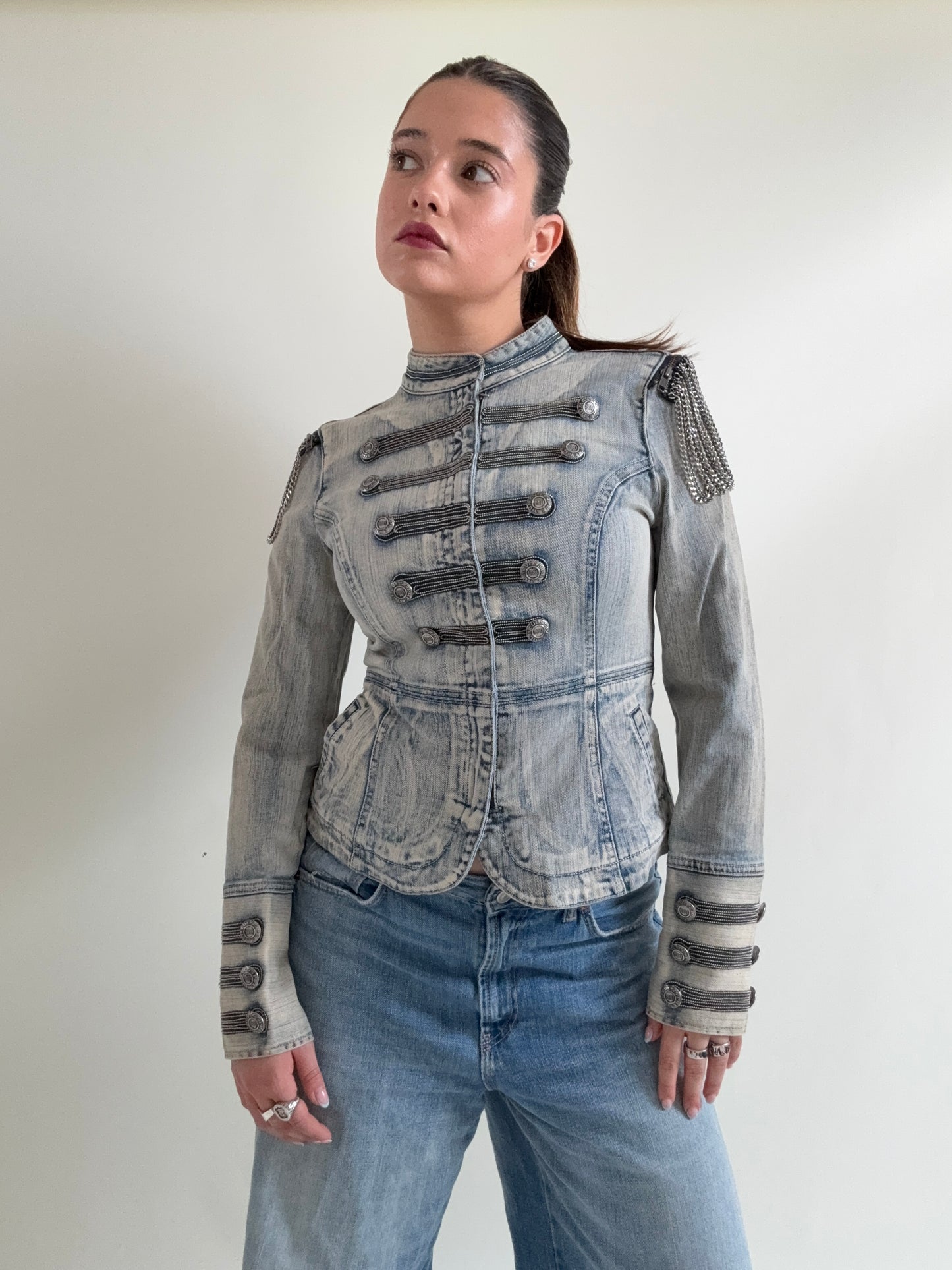 Guess Denim Military Jacket (S)