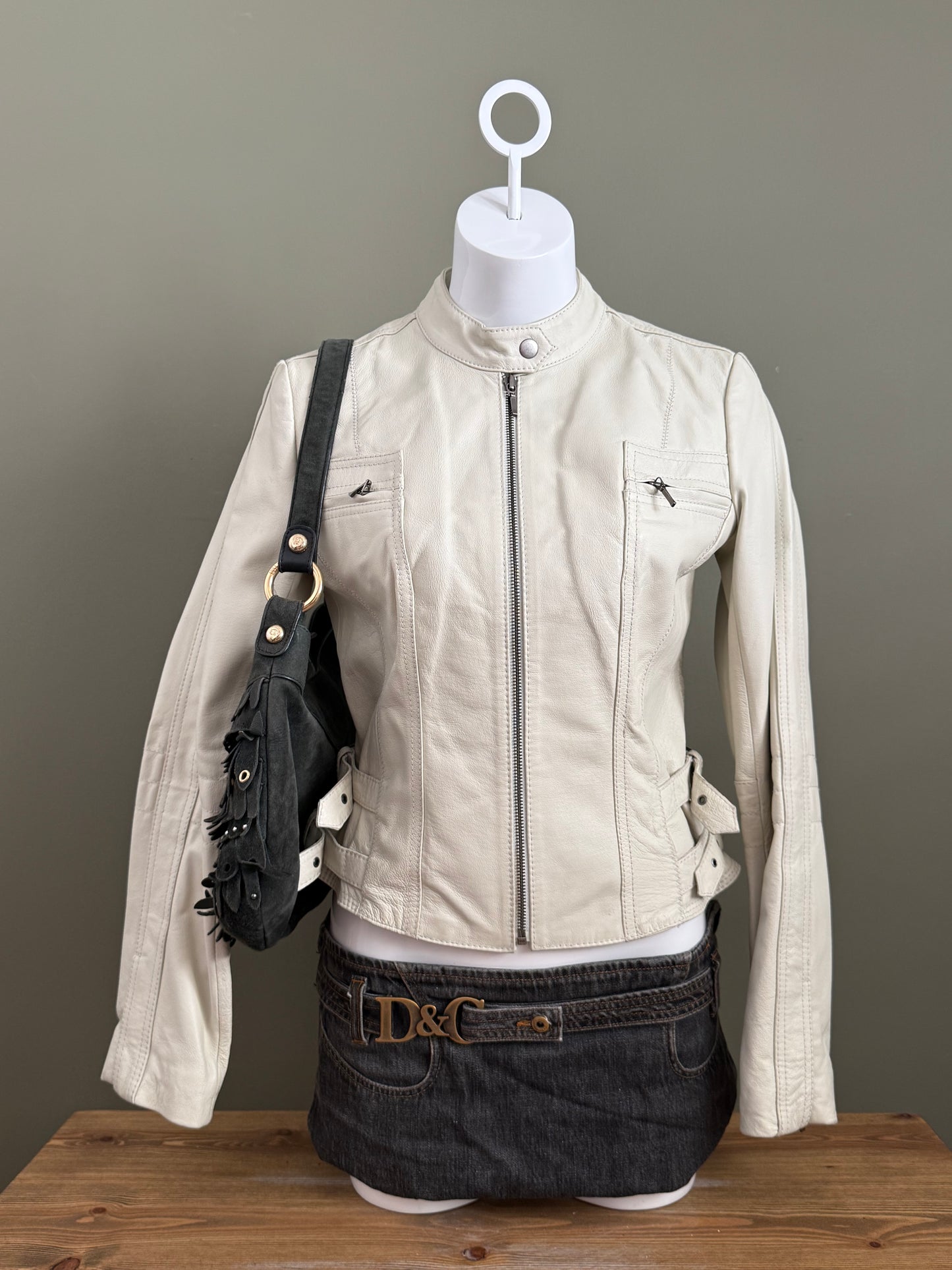 Suede Cavalli Shoulder Bag