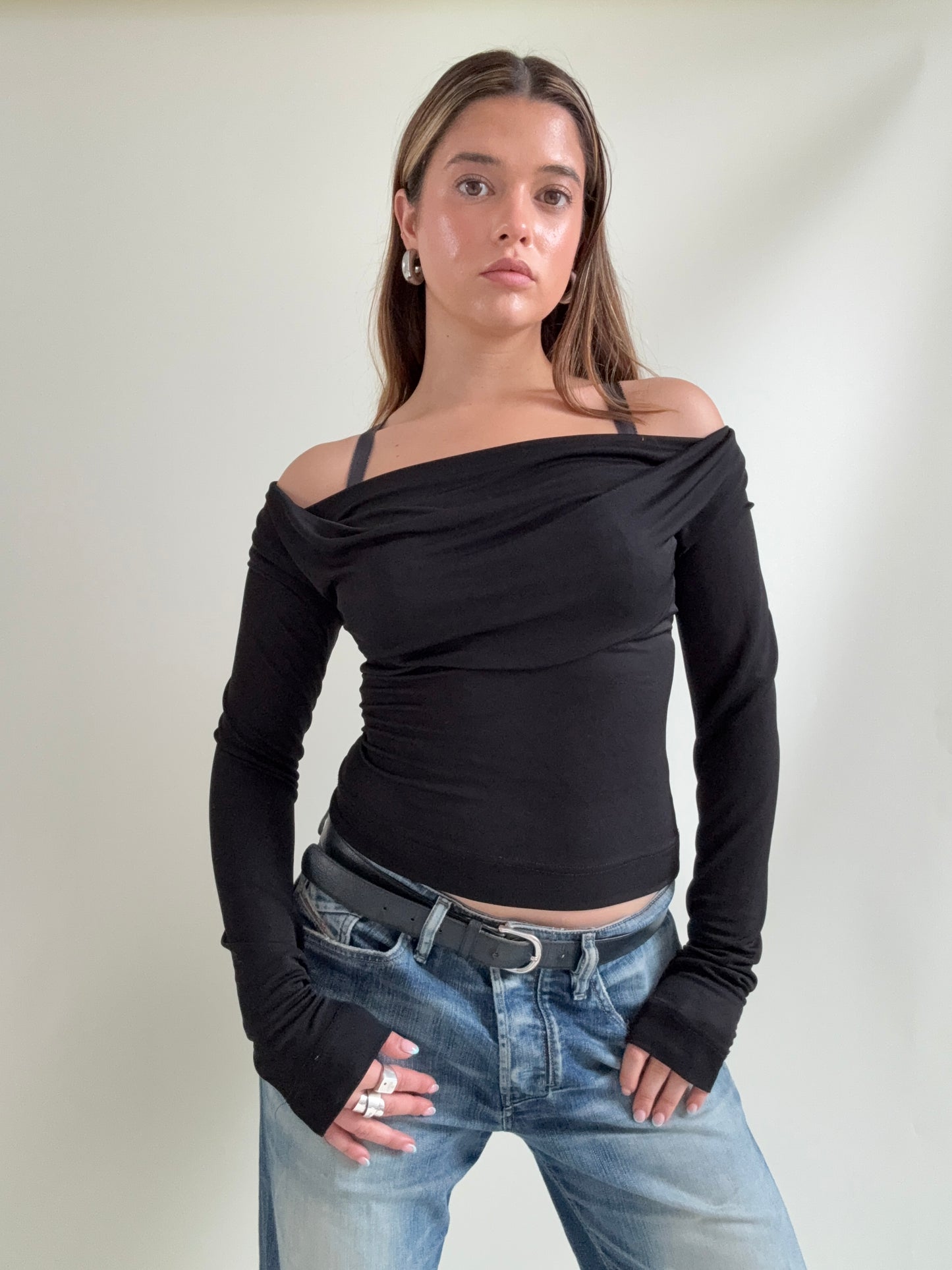 Allsaints Mesh Slinky Top (S)