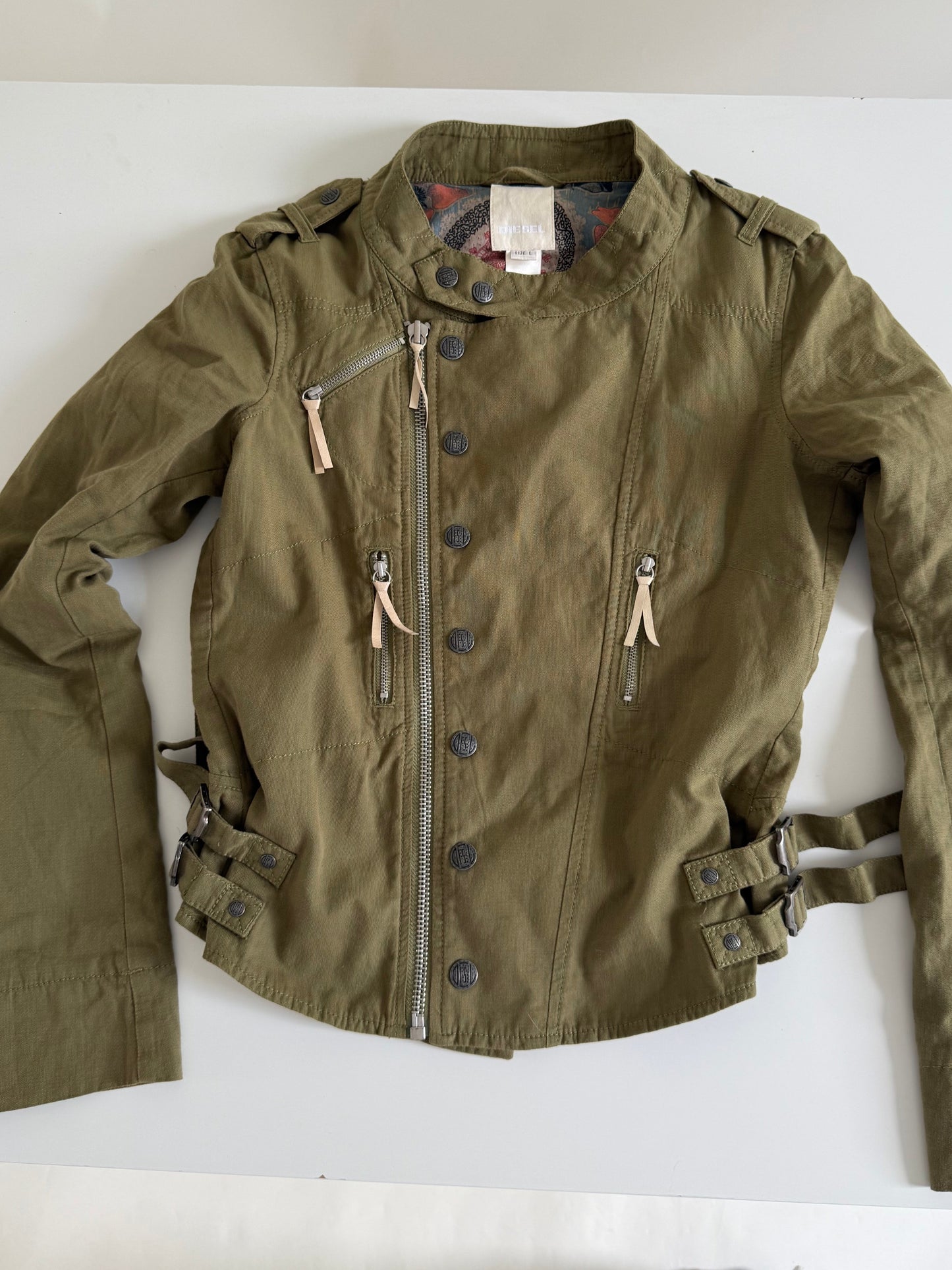 Diesel Asymmetric Buckle Jacket (L)