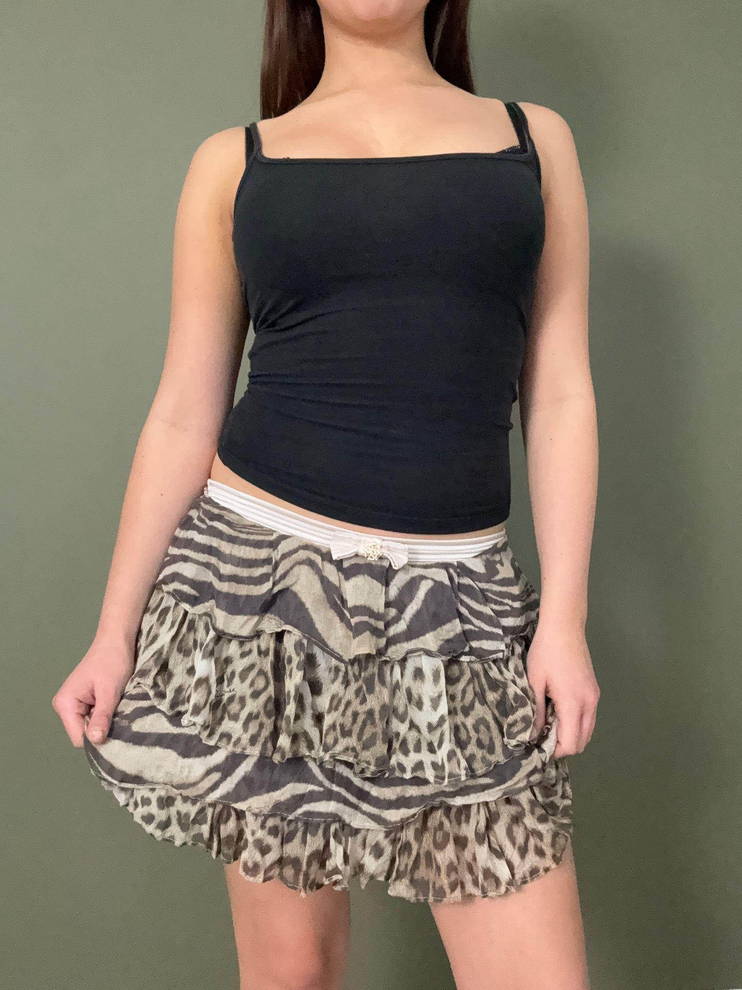 Roberto Cavalli Silk Skirt (M)