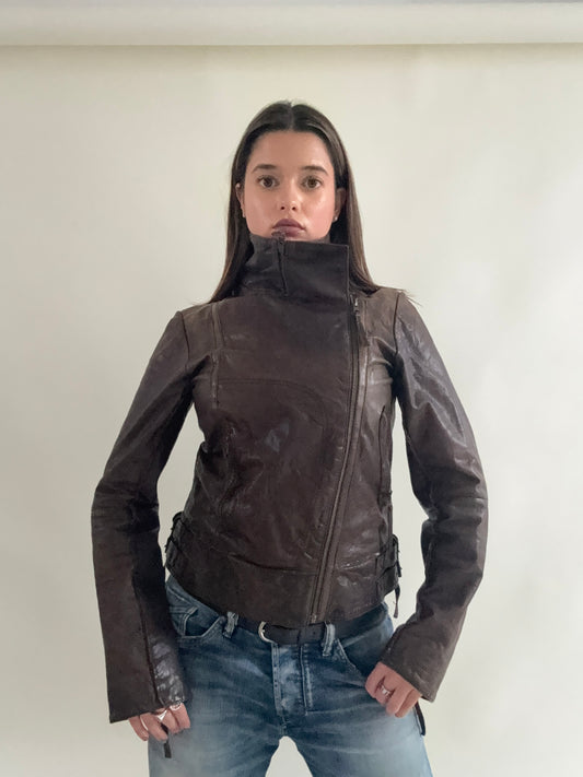 Vintage Allsaints Leather Jacket (UK12)