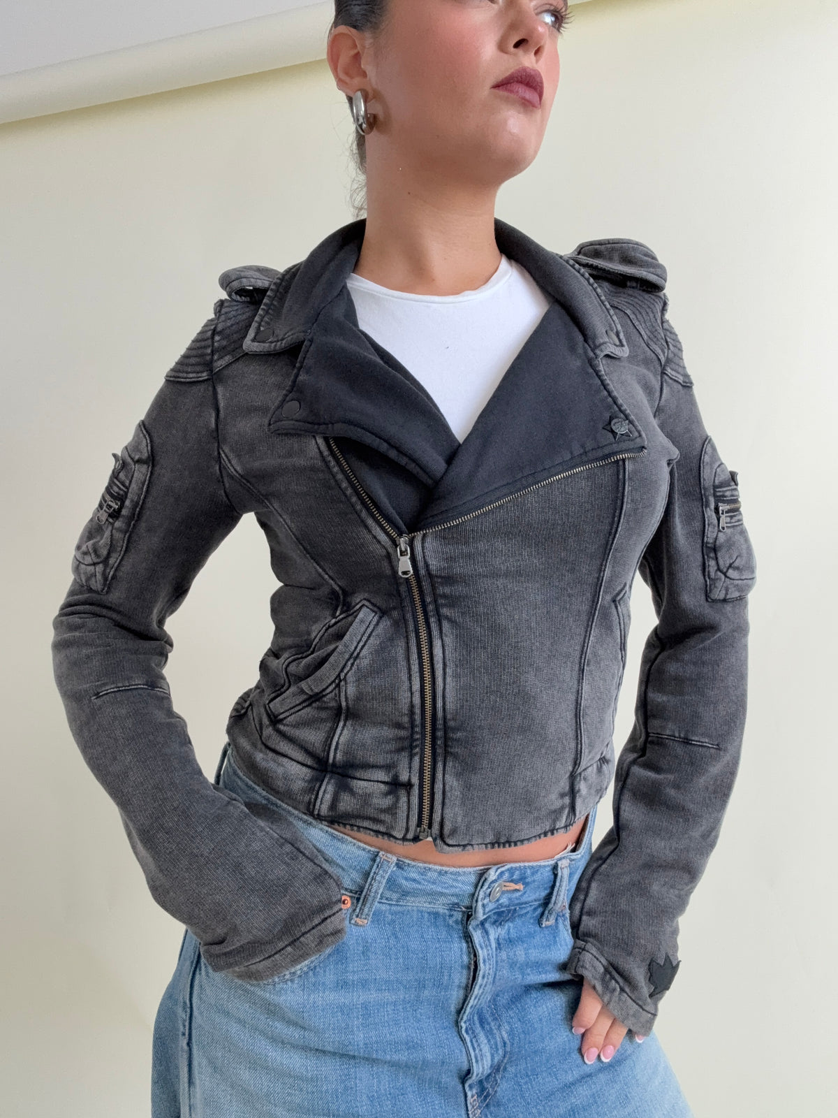 Diesel Cotton Biker Jacket (S)
