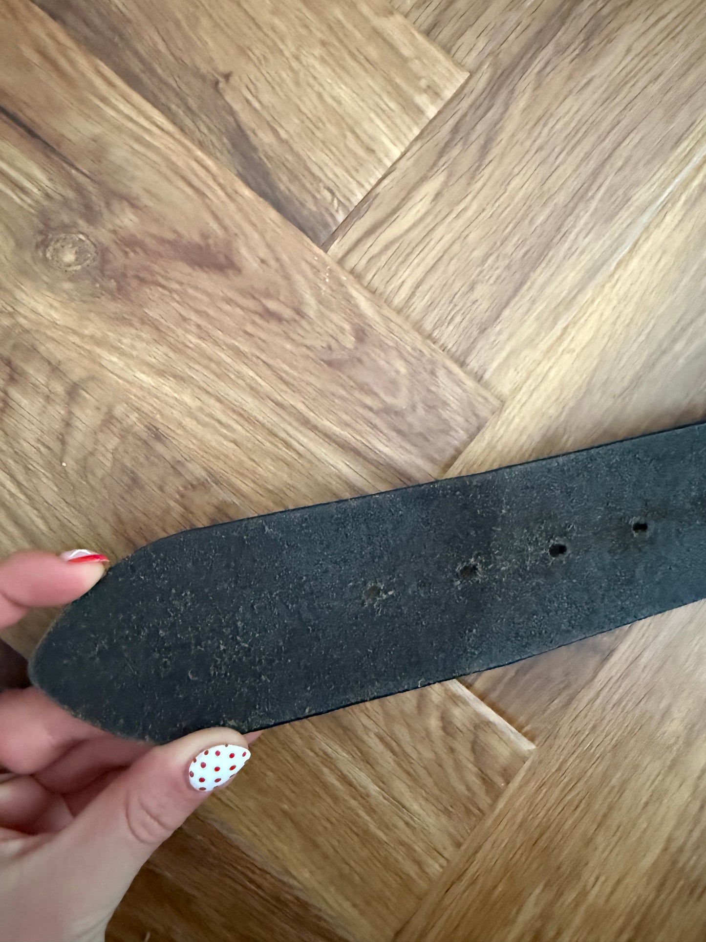 Allsaints Leather Studded Belt (M)