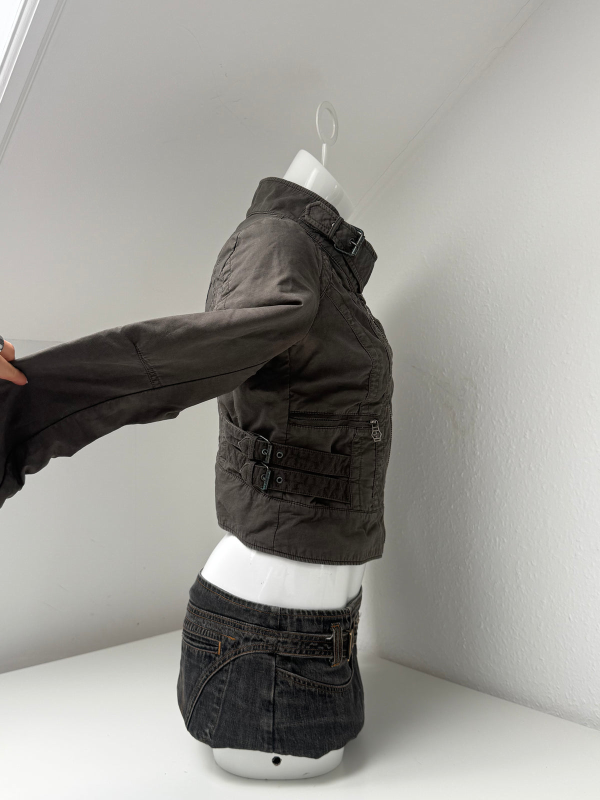 Cropped Diesel Utility Jacket (M)