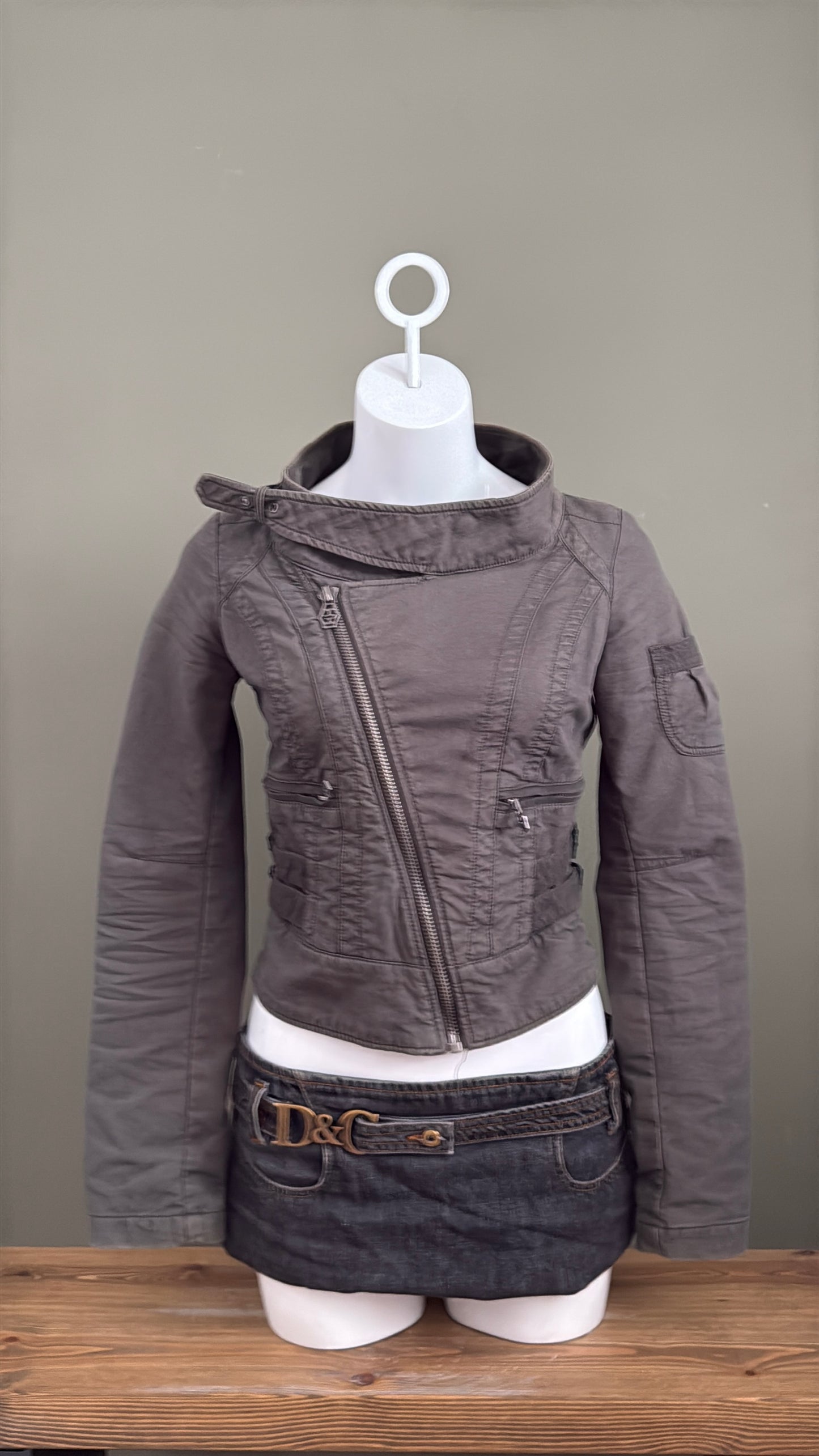 Diesel Cropped Utility Jacket (S)