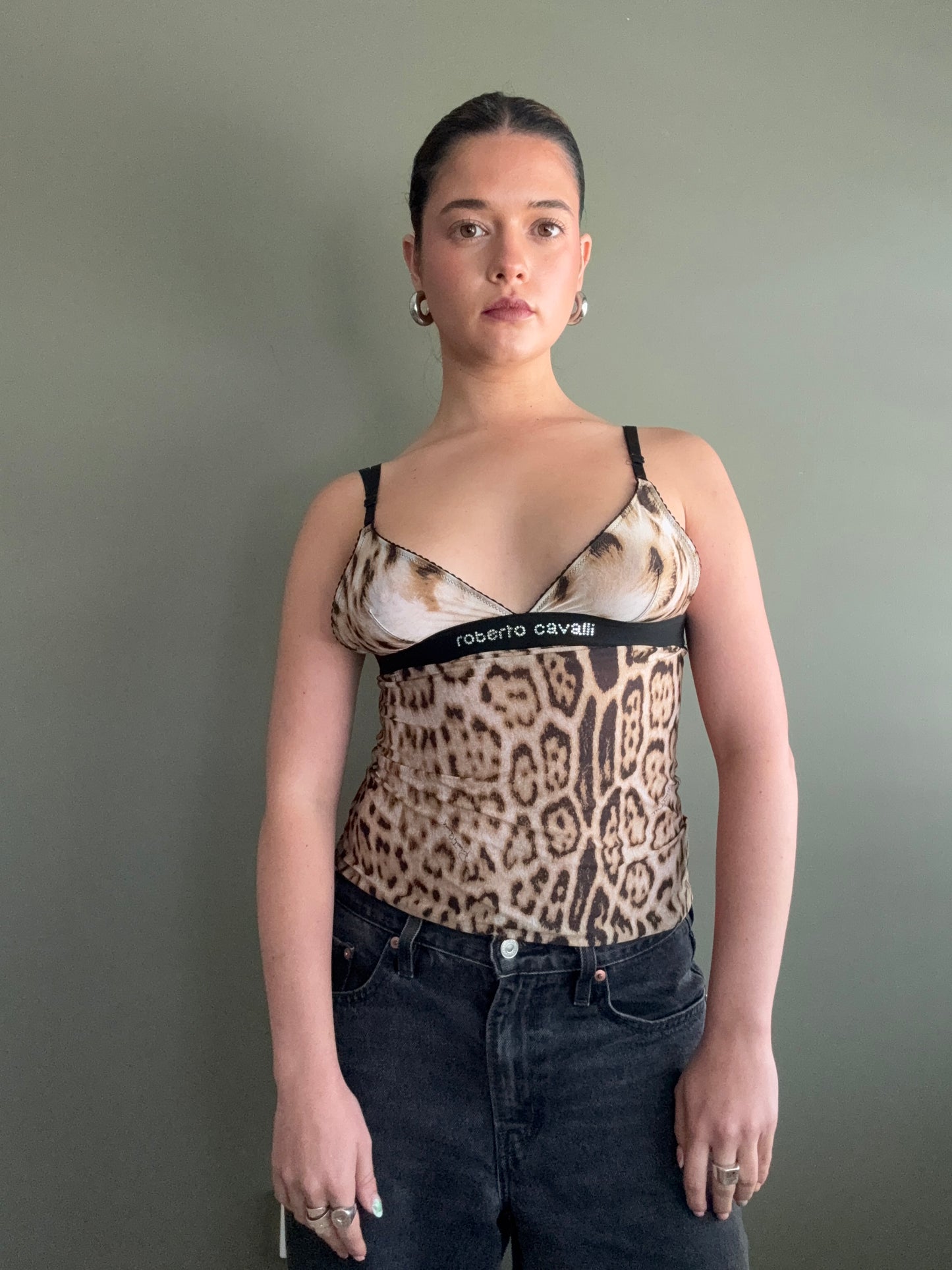Roberto Cavalli Leopard Cami (S)
