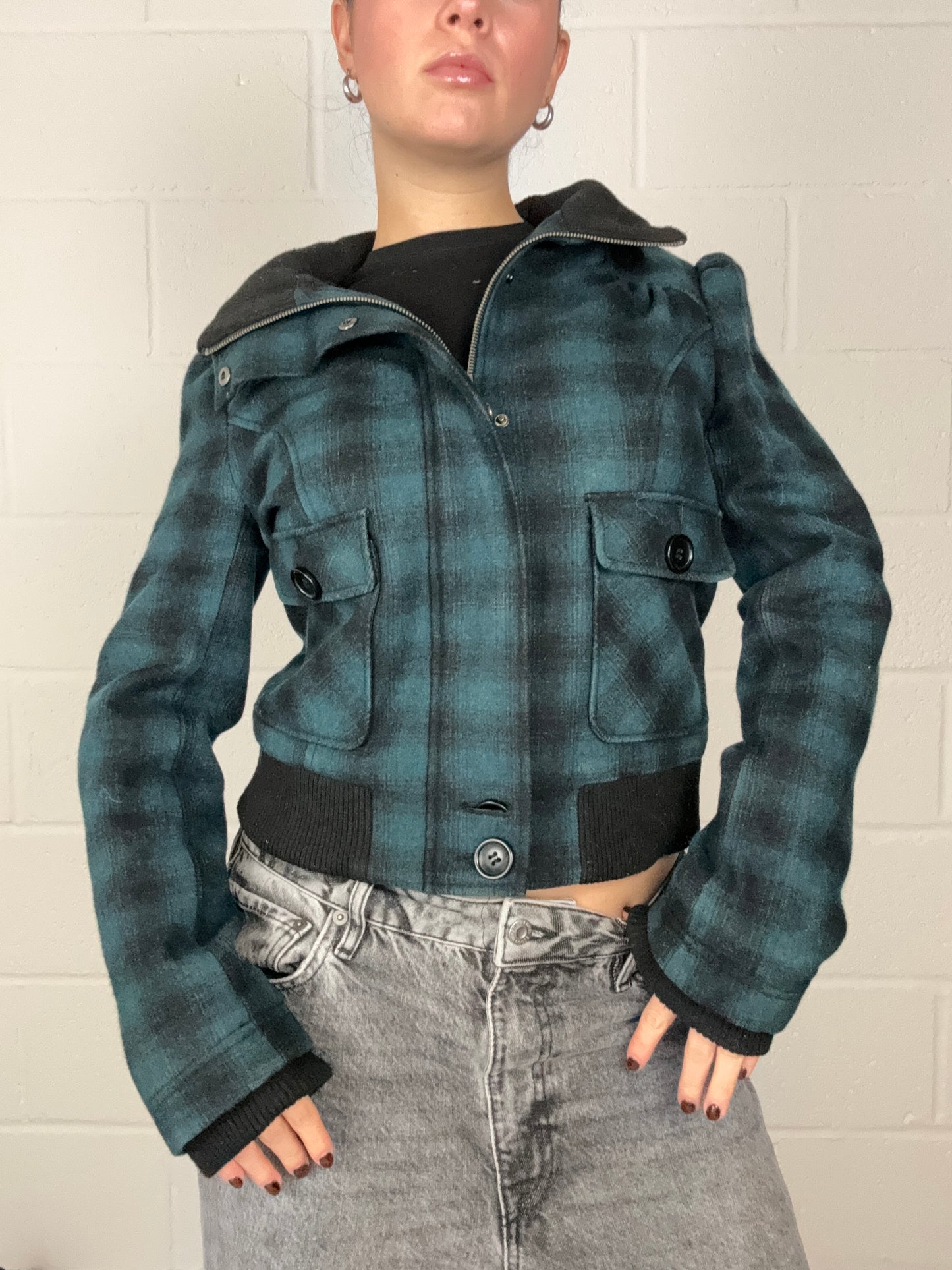 Wool Tartan Jacket (UK12)