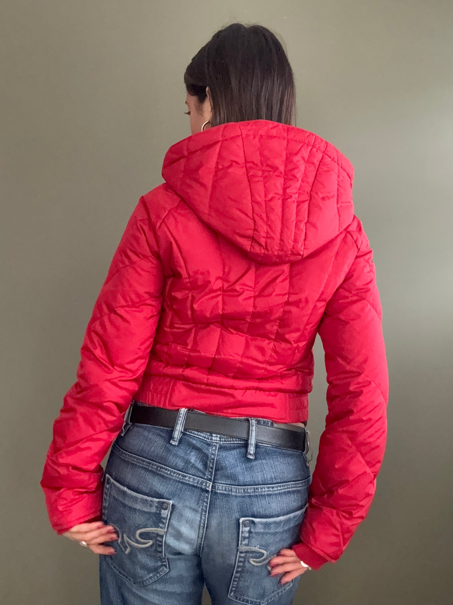 Red Puffer Jacket (S)
