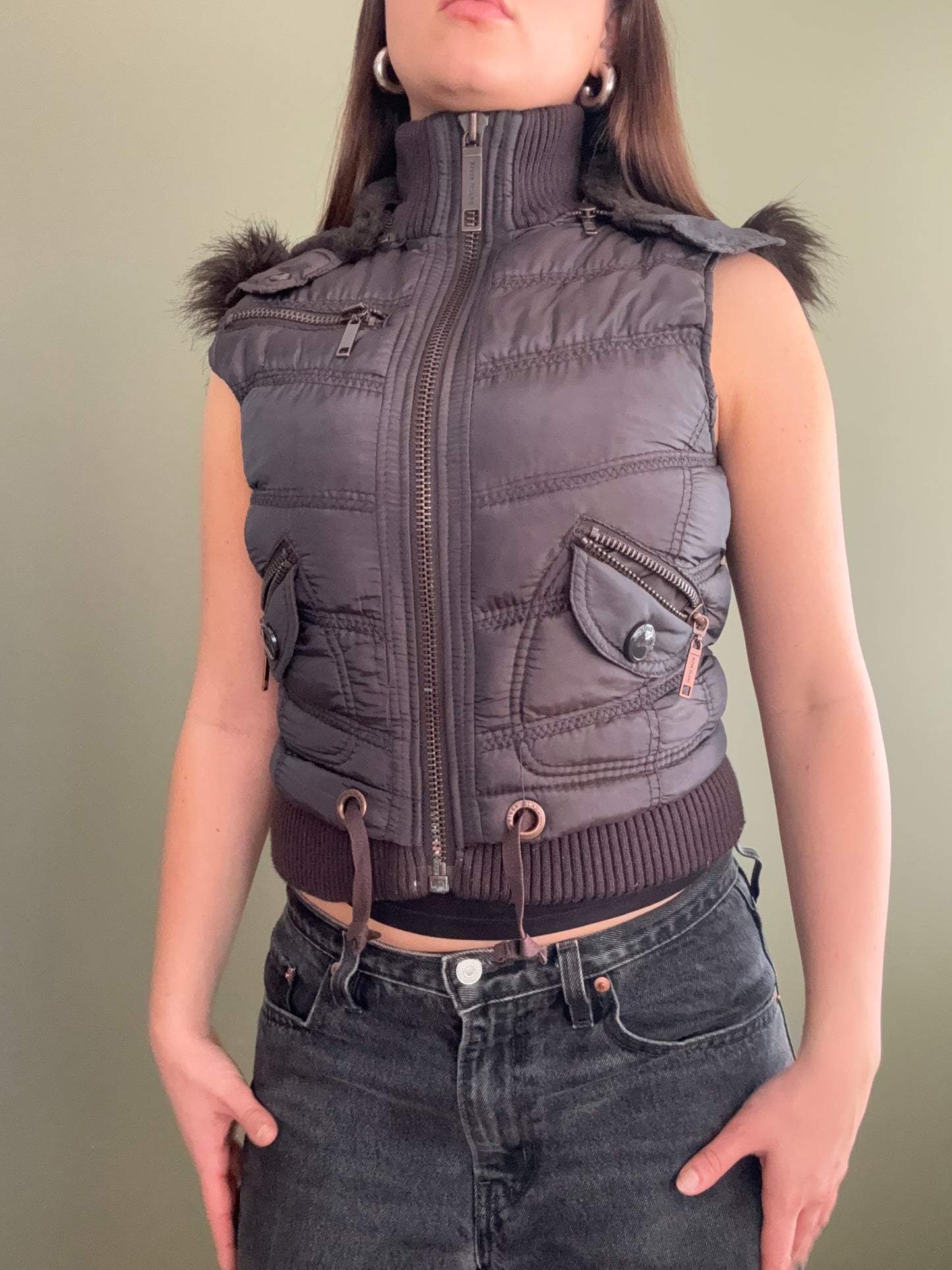 2000s Puffer Gilet (UK8)