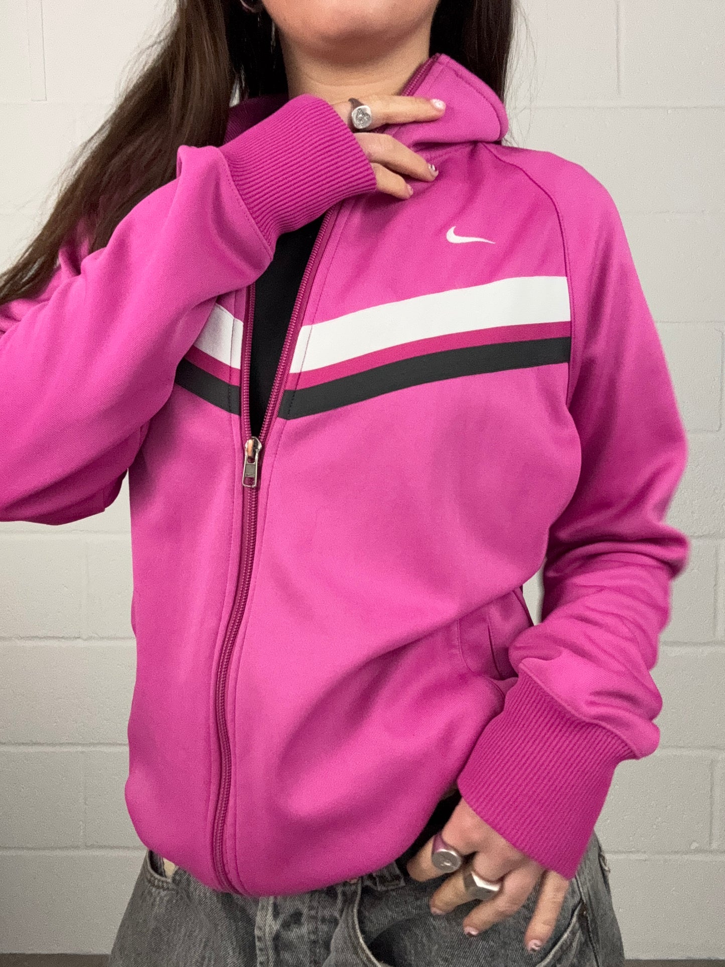 Pink Nike Tracksuit Top (XL)