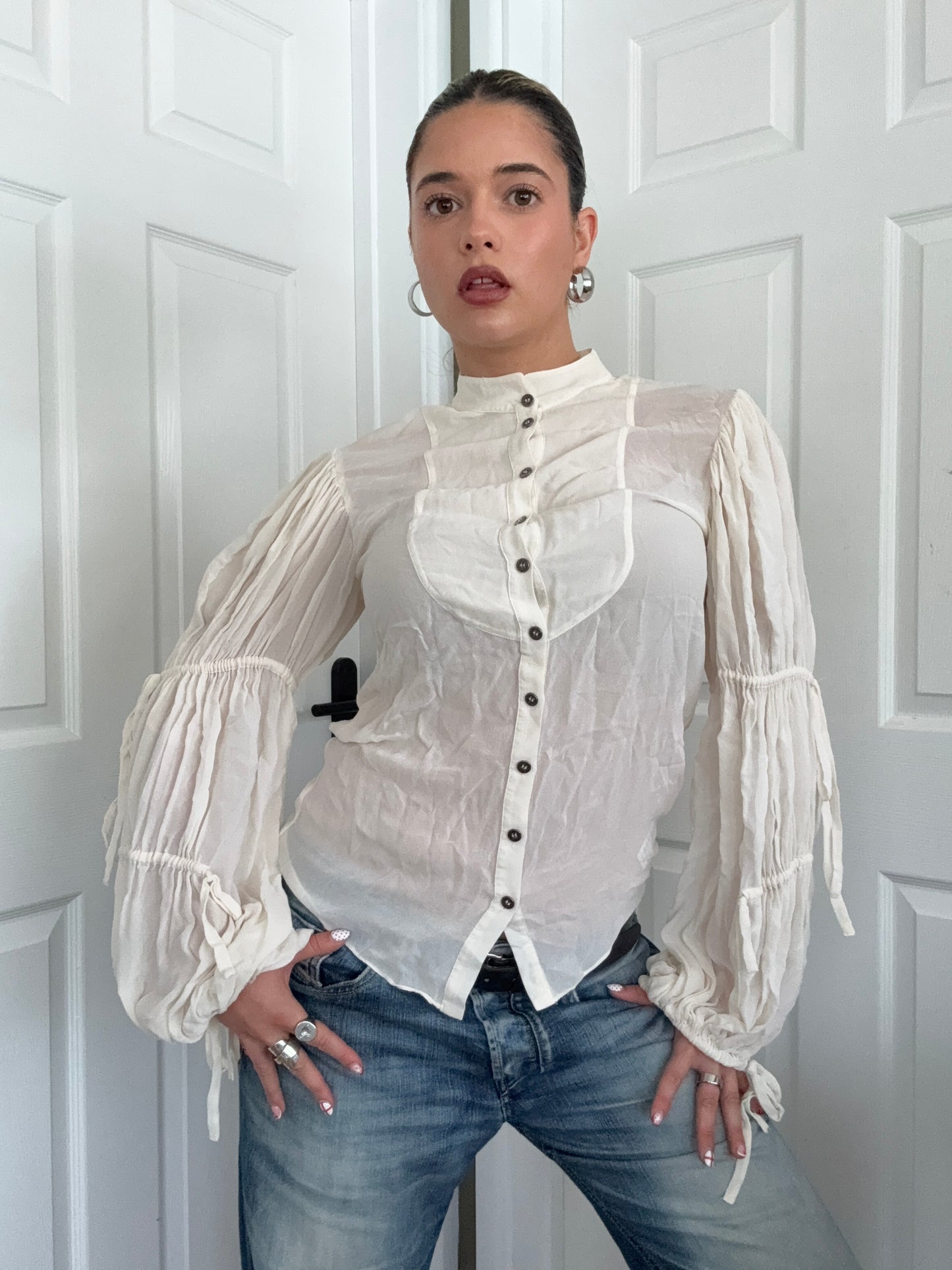 Silk Allsaints Shirt (UK8)