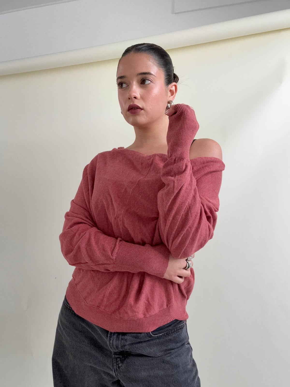 Allsaints Batwing Popper Jumper (M)